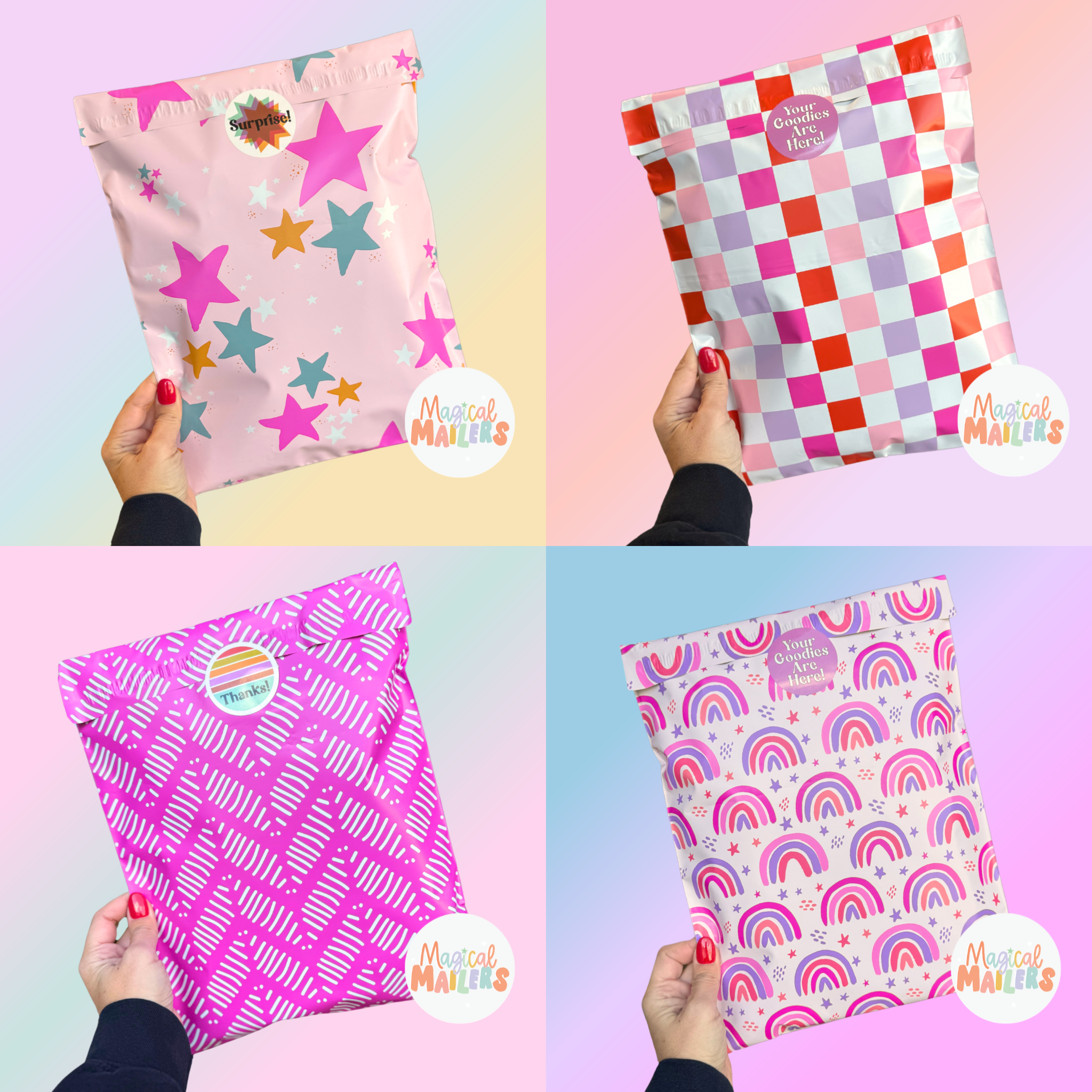 10x13" Pink Variety Pack (100ct)