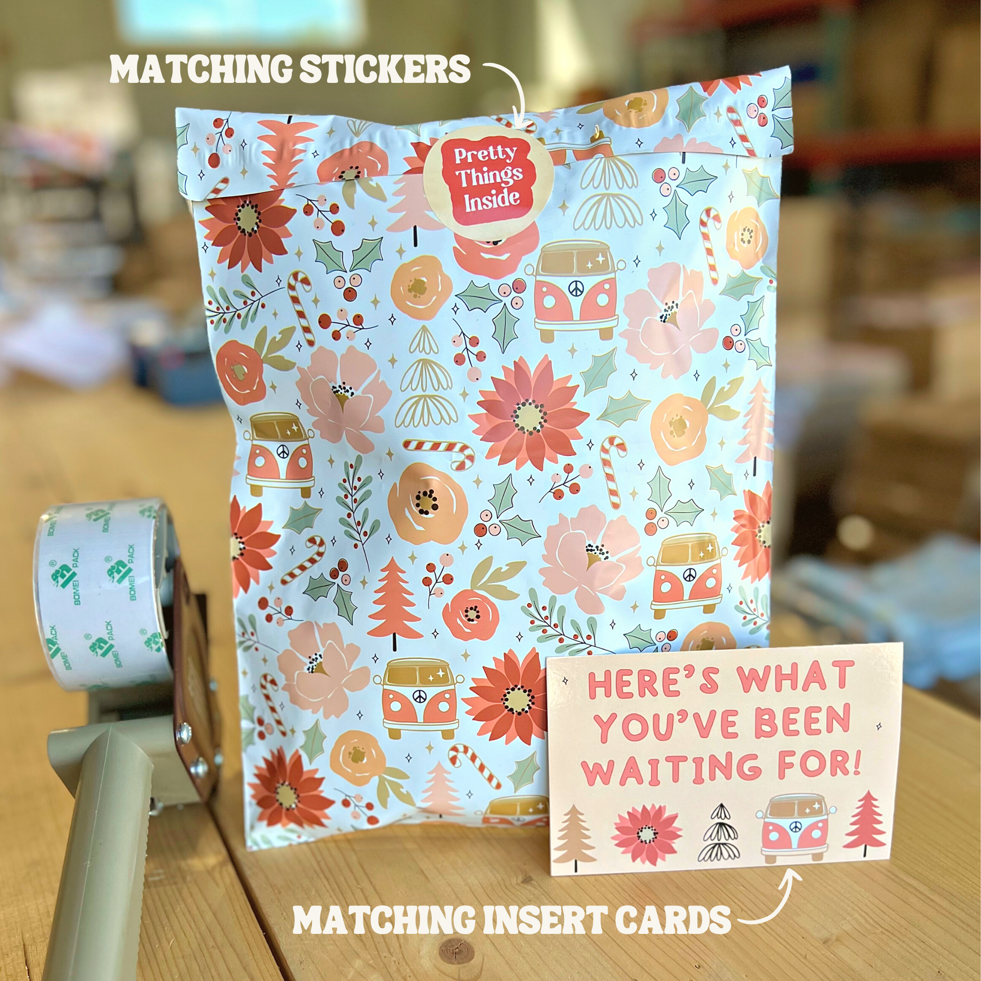 Jingle Bug Poly Mailer