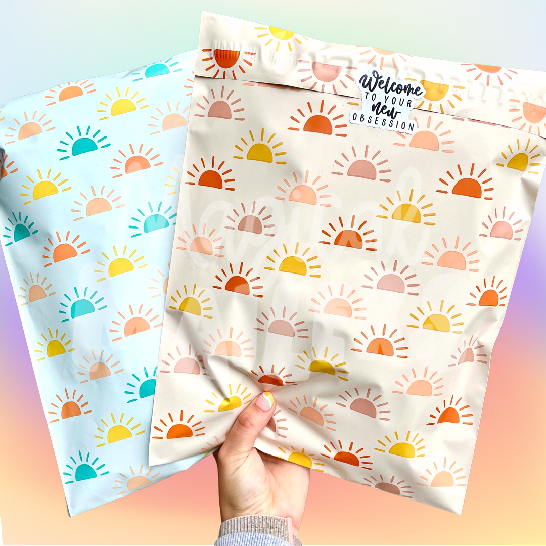 6x9" Sending Sunshine (BLUE) Poly Mailer