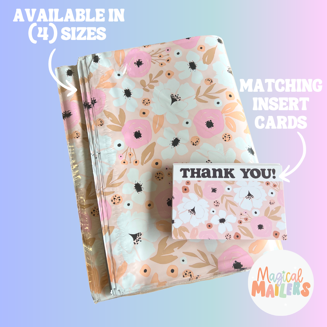 Flirty Floral Poly Mailer