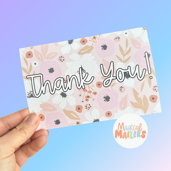 Flirty Floral Insert Card