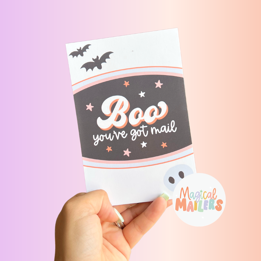 Boo You've Got Mail Insert Card