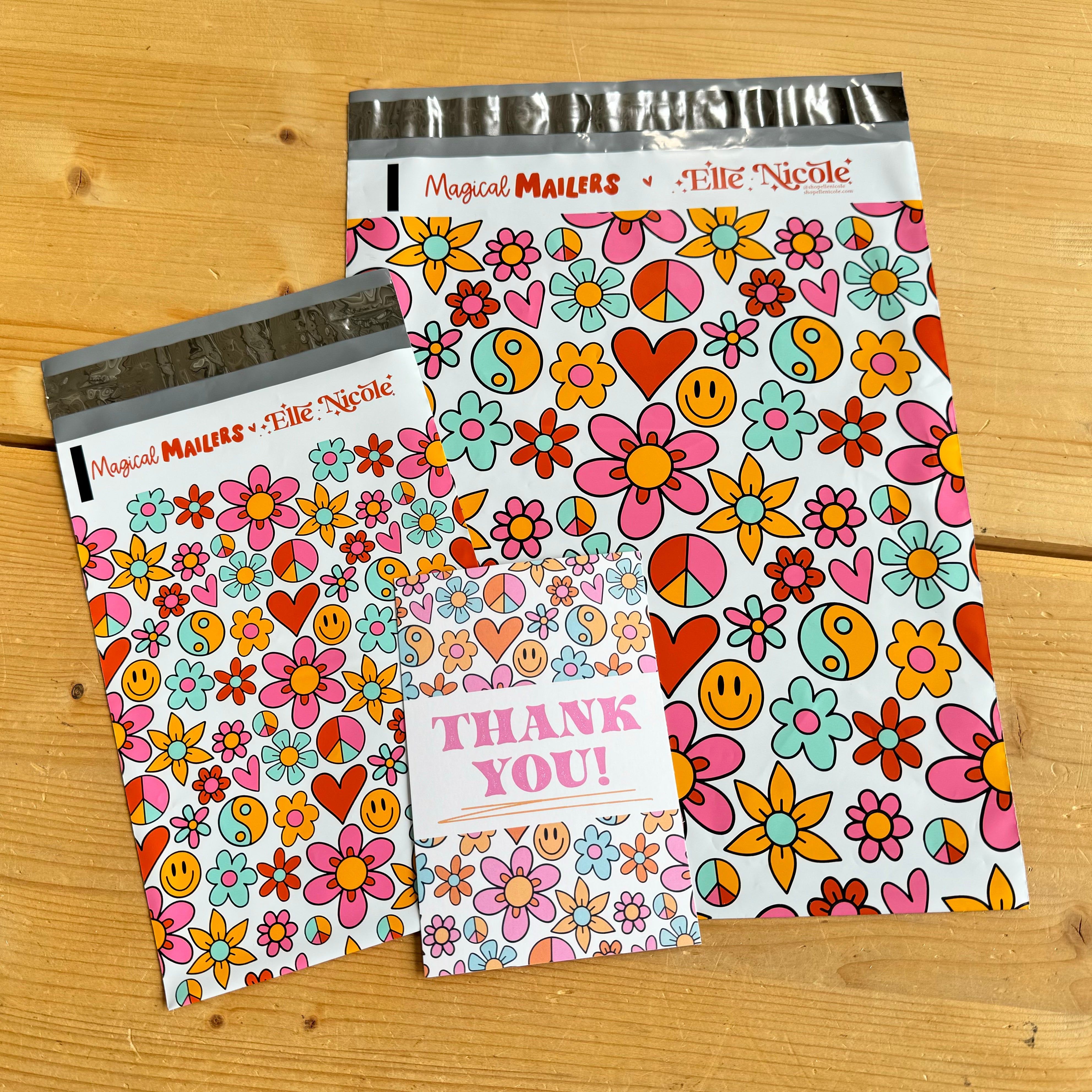 ⭐️IMPERFECT⭐️ Peace and Love Poly Mailer