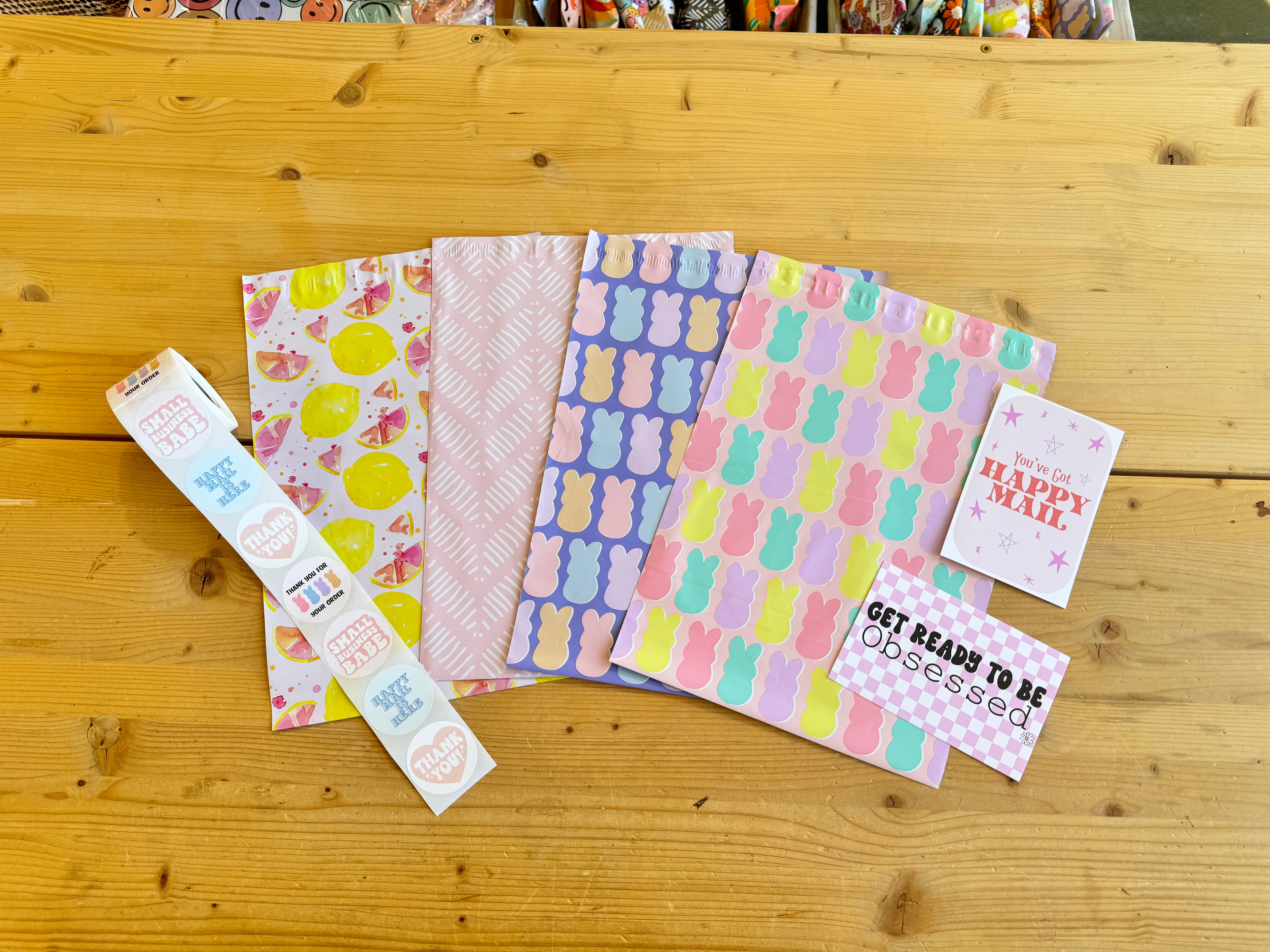 ⭐️IMPERFECT⭐️ Pink Lemonade Poly Mailer