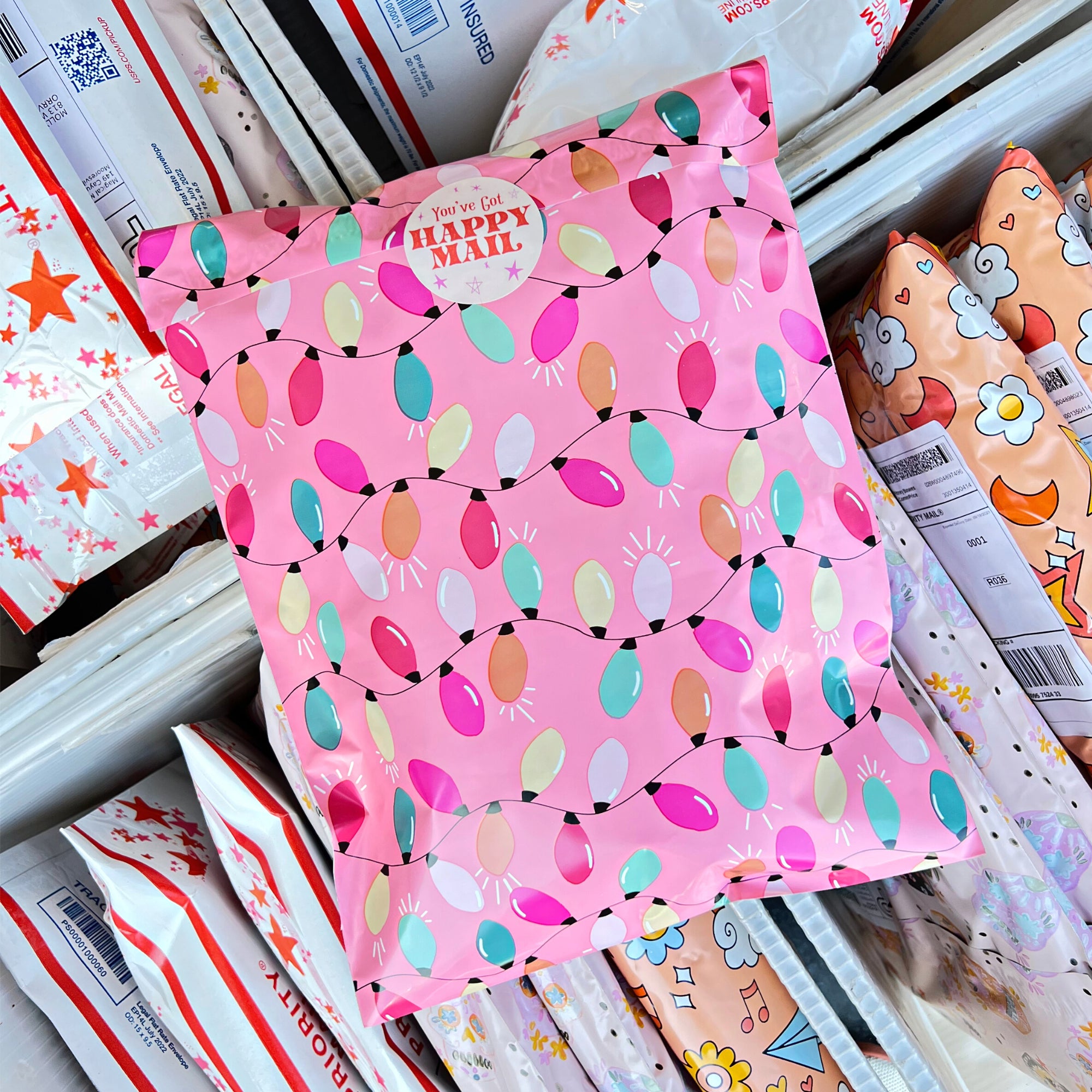 Christmas Lights Poly Mailer