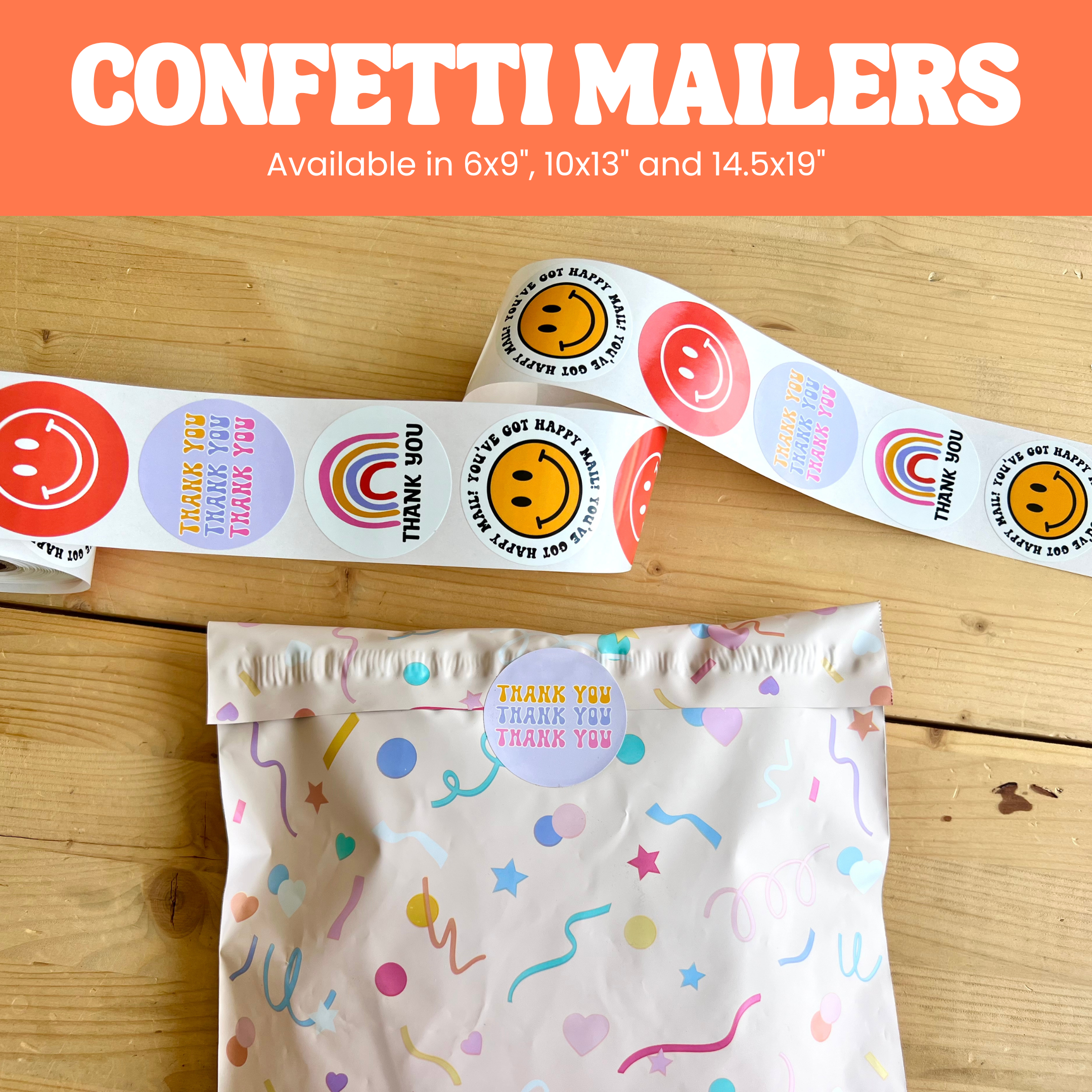 Cue the Confetti Poly Mailer