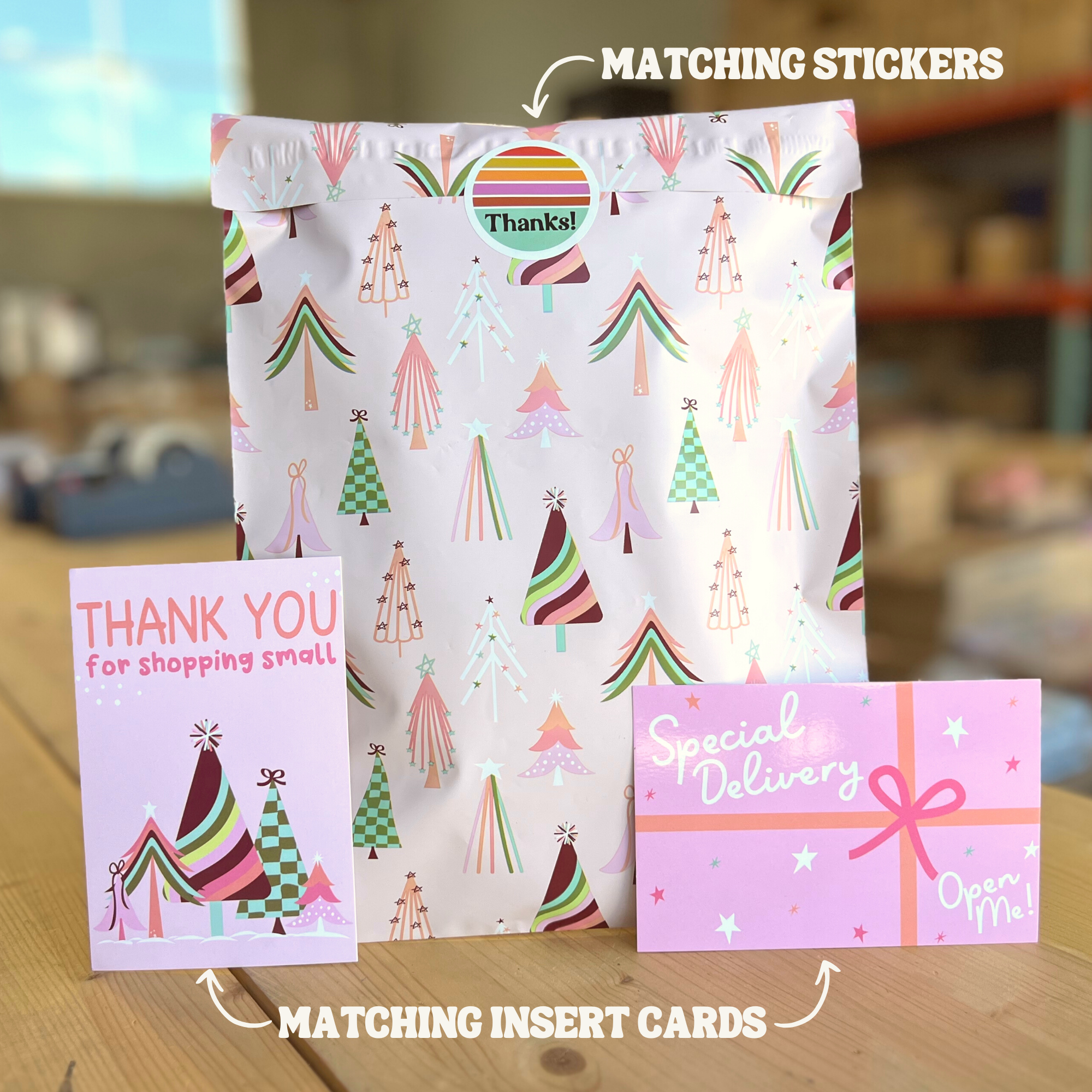 Pink Wonderland Poly Mailer