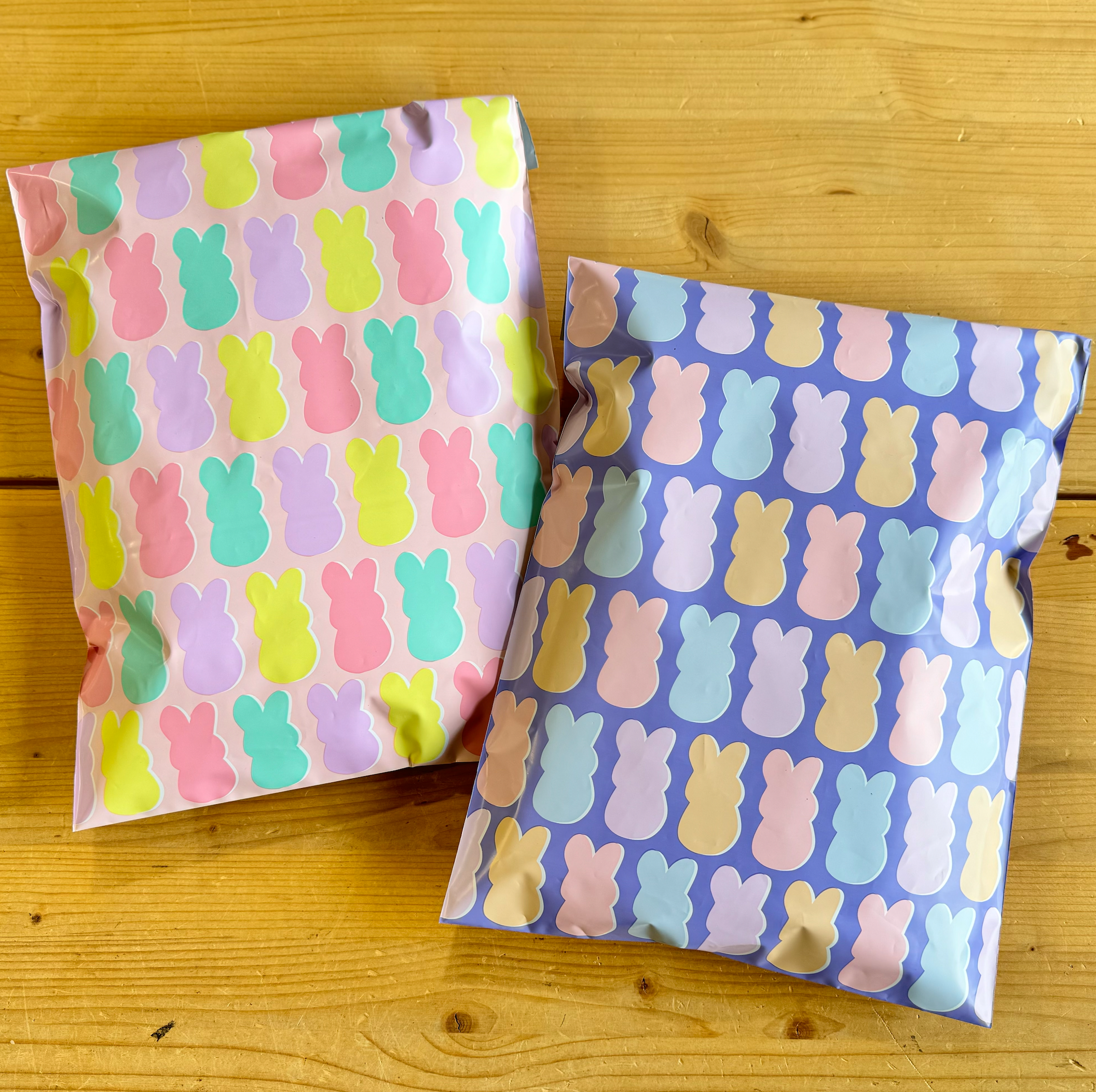⭐️IMPERFECT⭐️ 10x13" Poly Mailer - Pink Bunnies