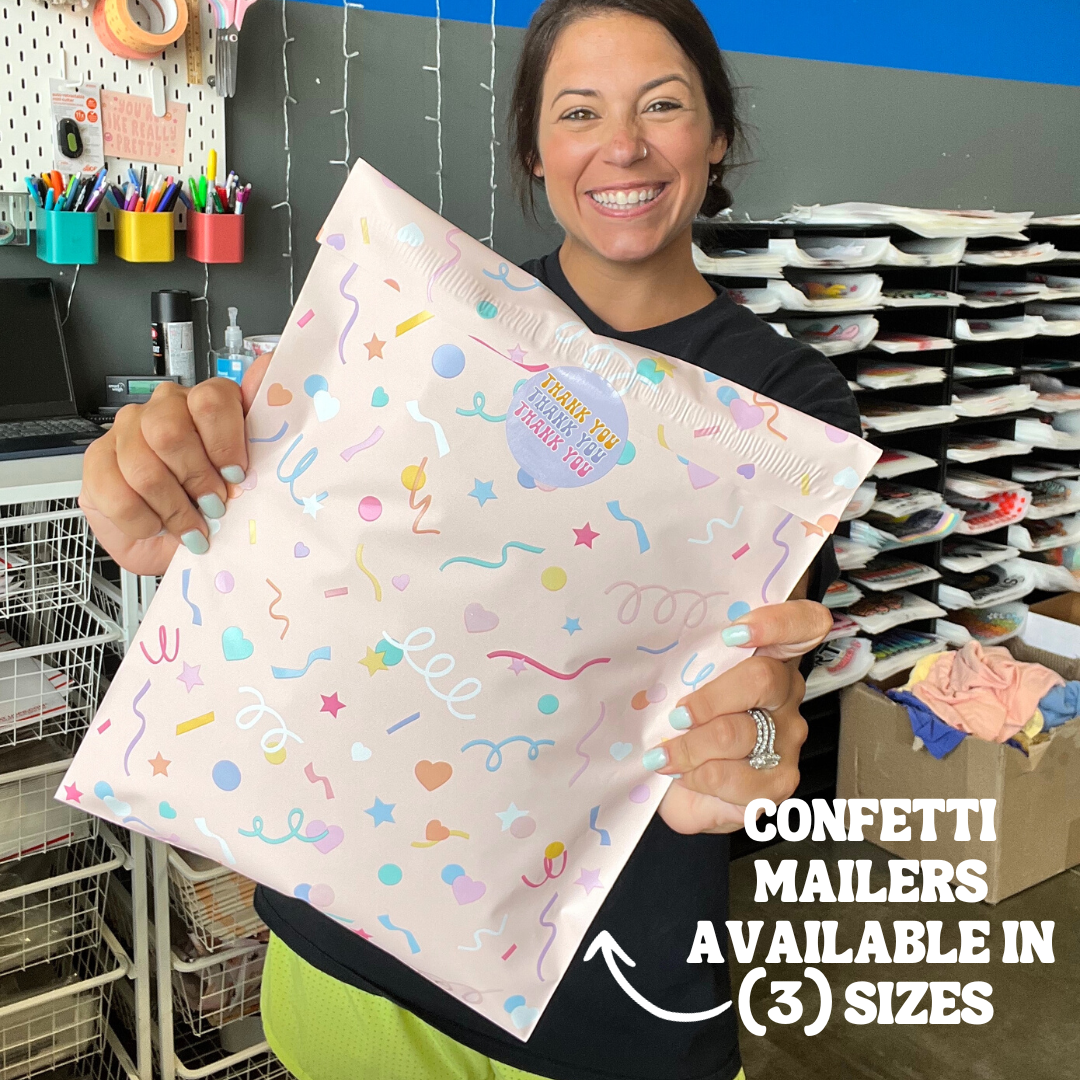Cue the Confetti Poly Mailer