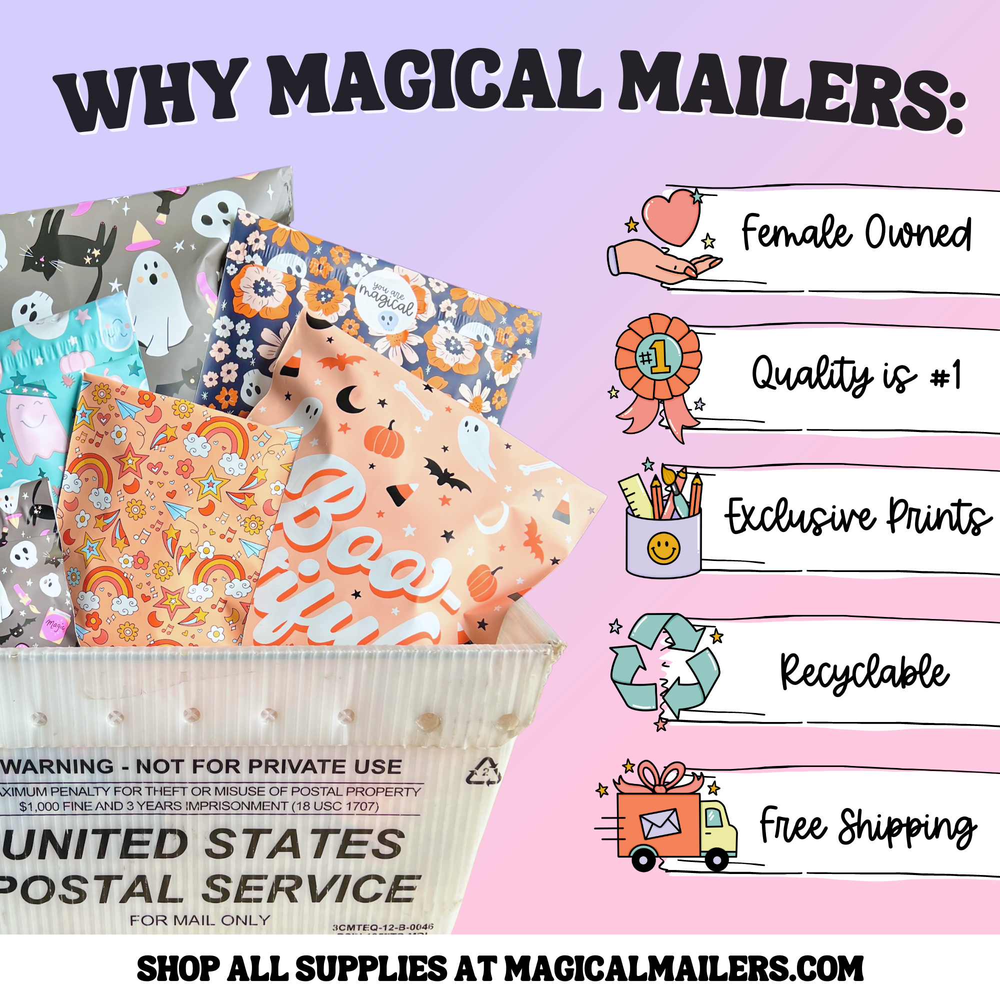 14.5x19" Falloween Variety Pack (100ct)