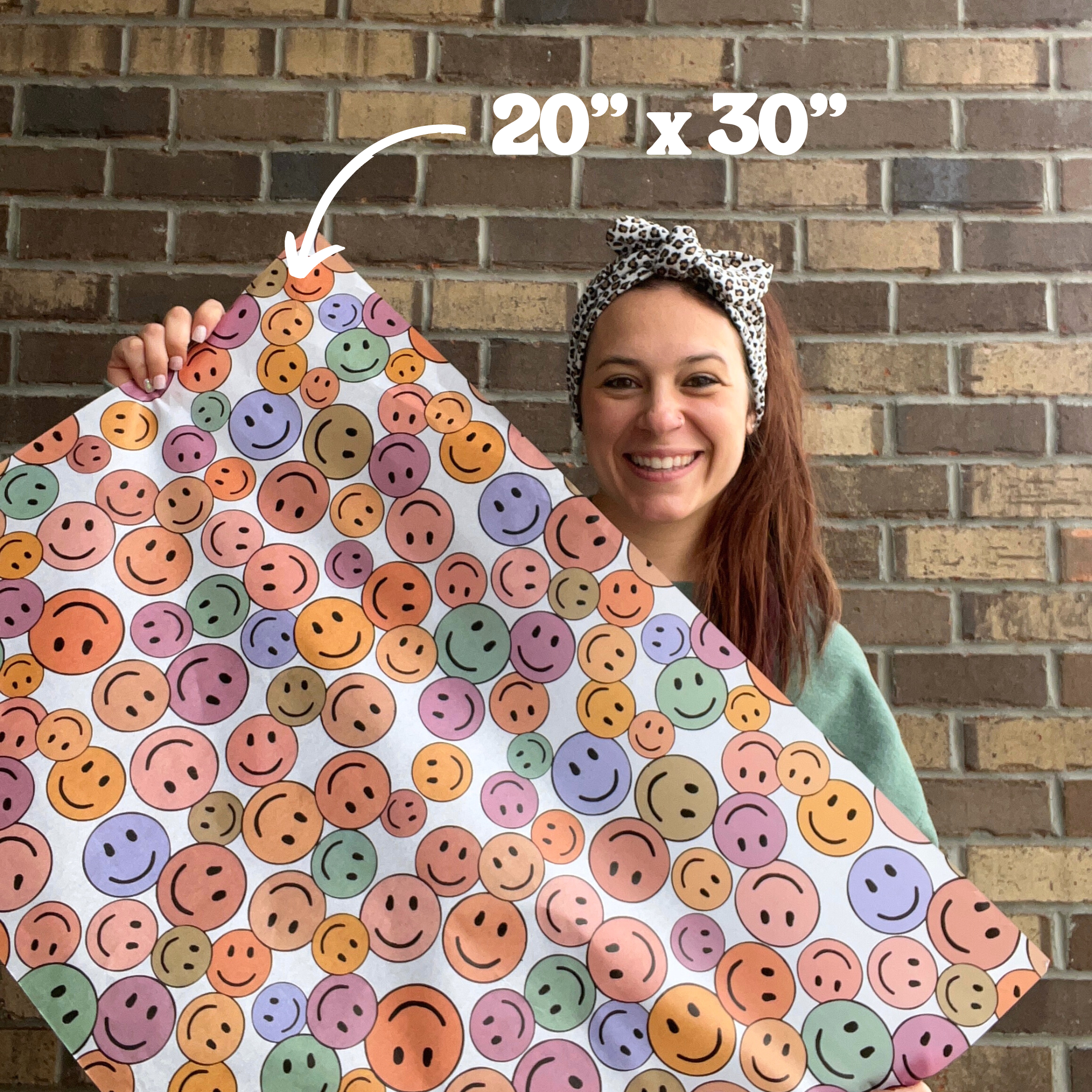 Be Happy Tissue Paper