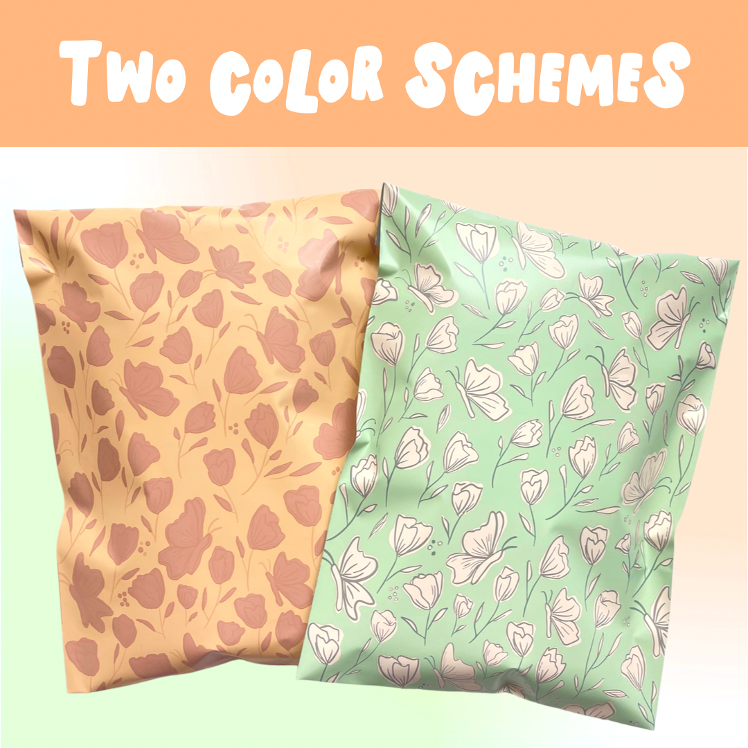Spring Fling (TAN) Poly Mailer - Magical Mailers