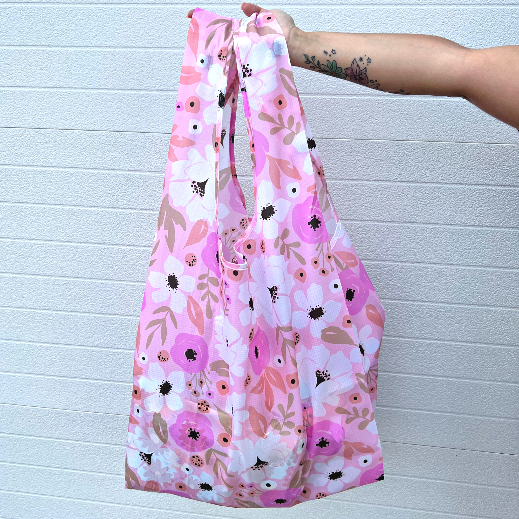 Flirty Floral Large Reusable Bag