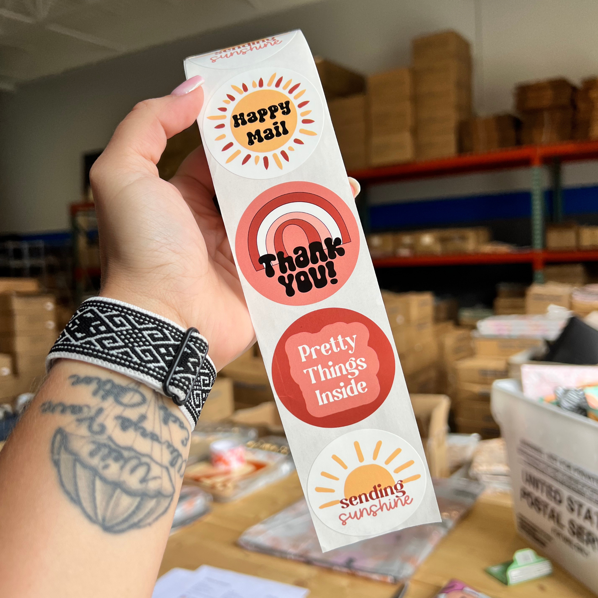 Sending Sunshine Sticker Roll