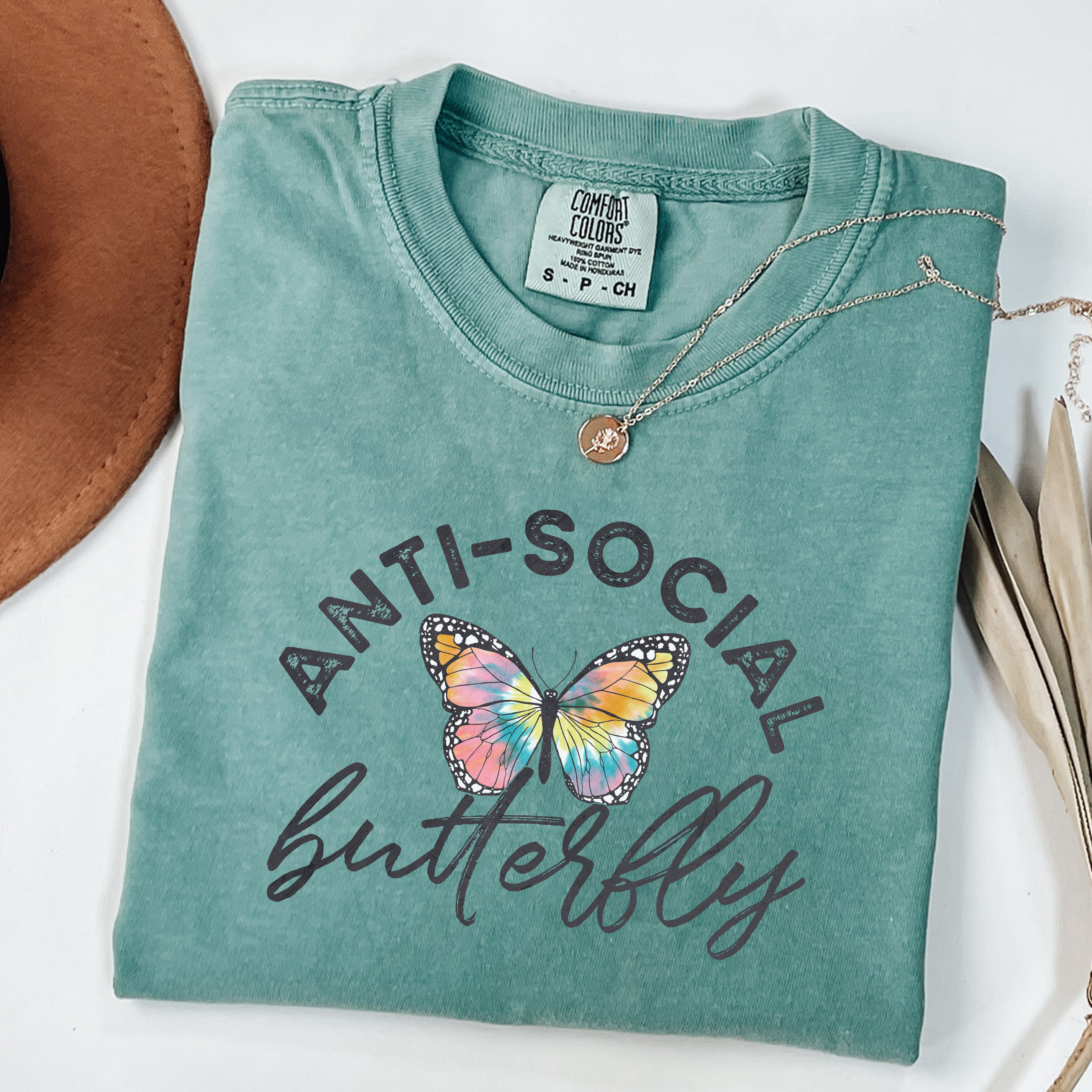 Anti Social Butterfly DTF Transfer