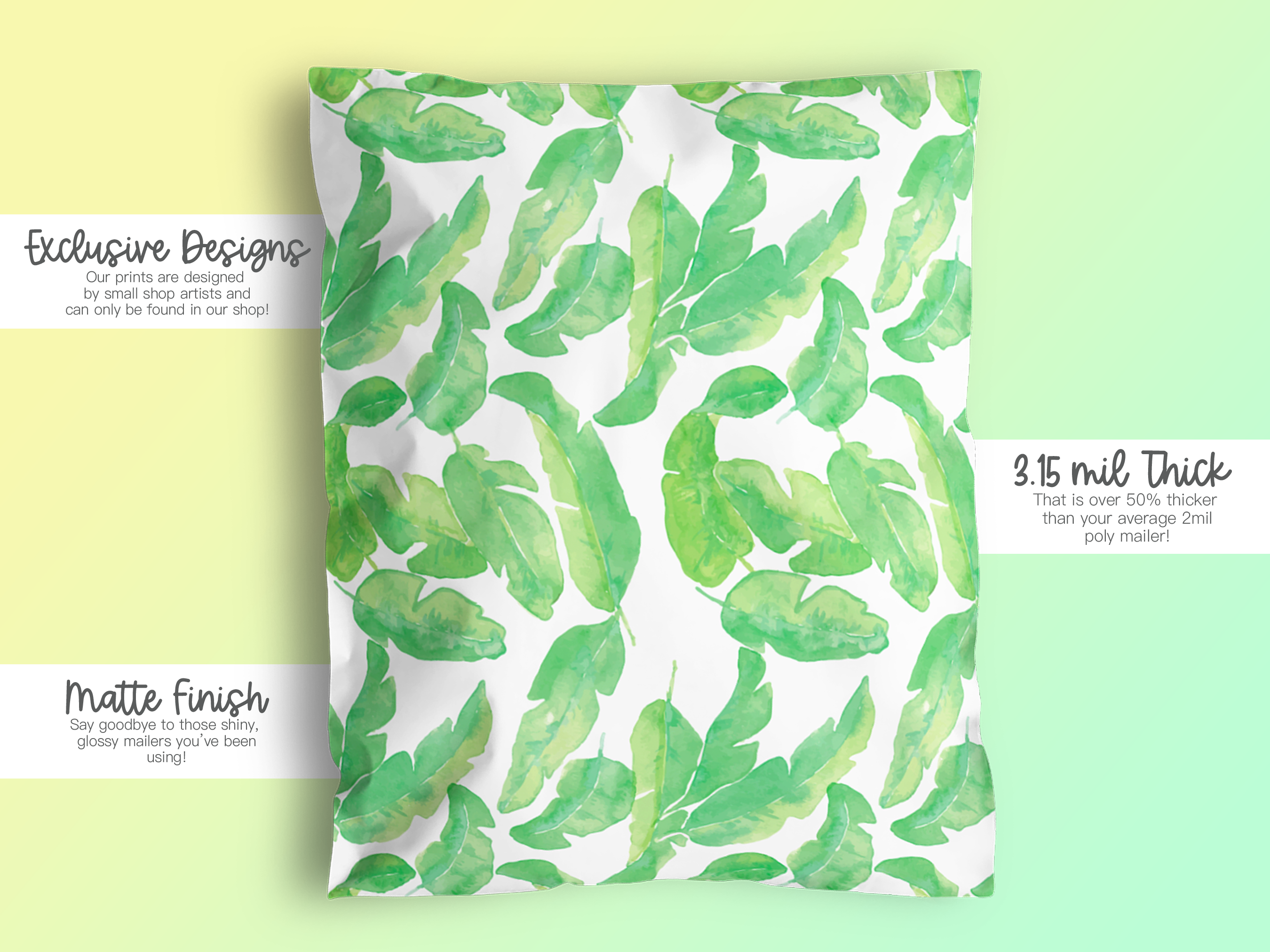 Banana Leaf Poly Mailer - Magical Mailers