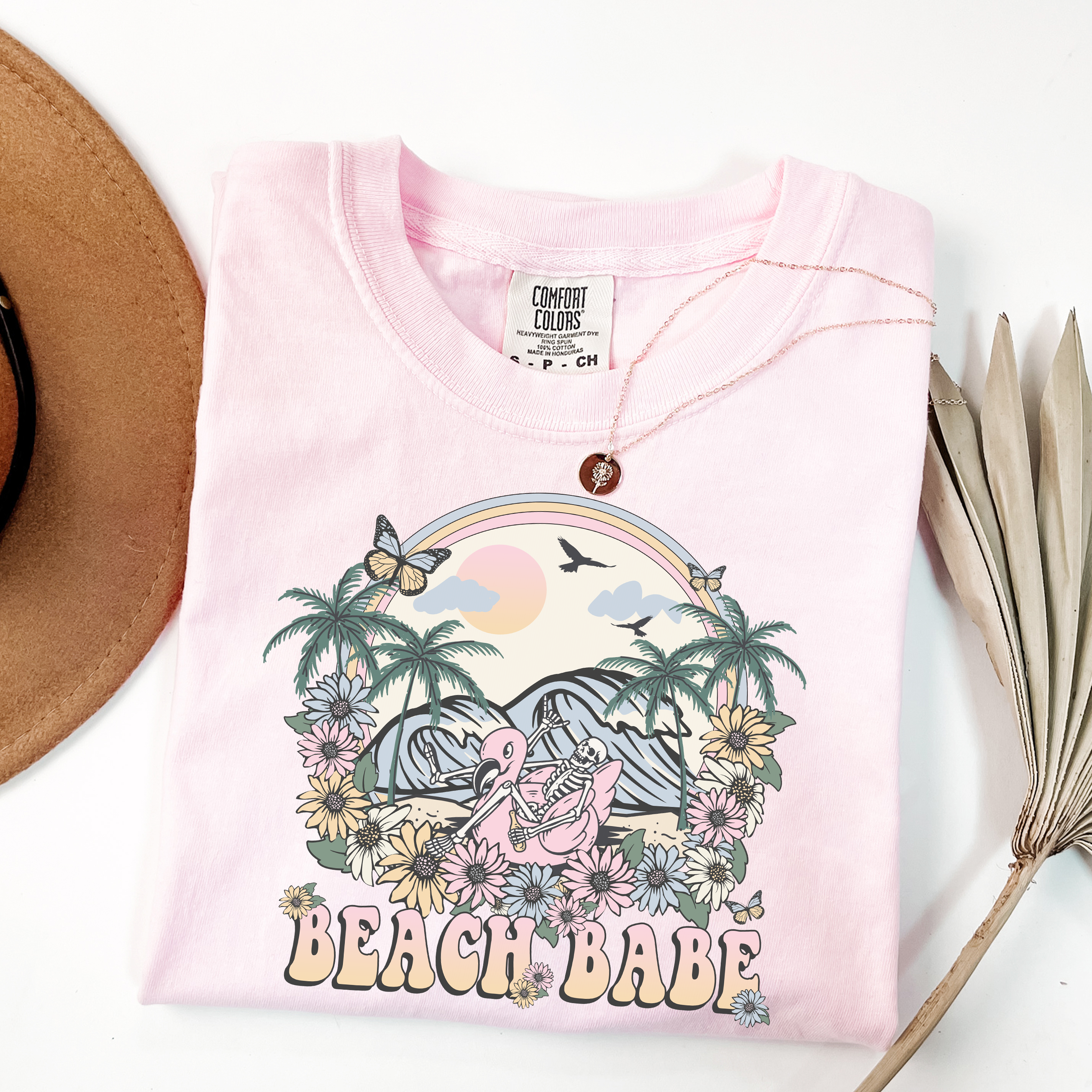 Beach Babe Skeleton DTF Transfer