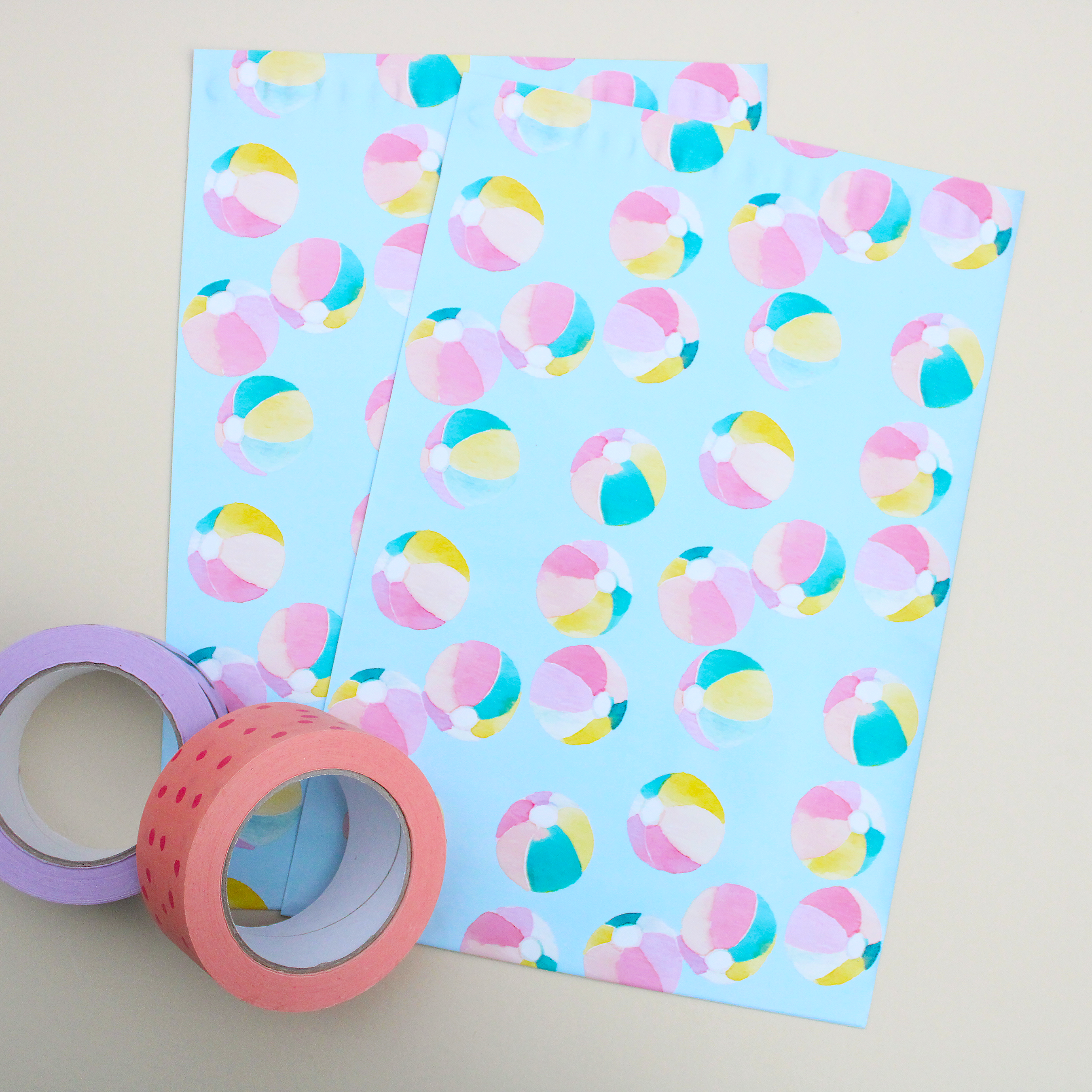 10x13 Poly Mailer - Beach Balls - Magical Mailers
