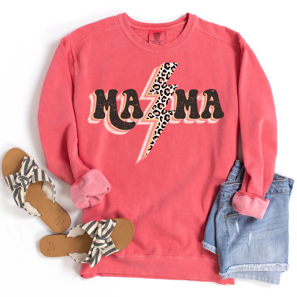 Mama (Black Distressed) DTF Transfer