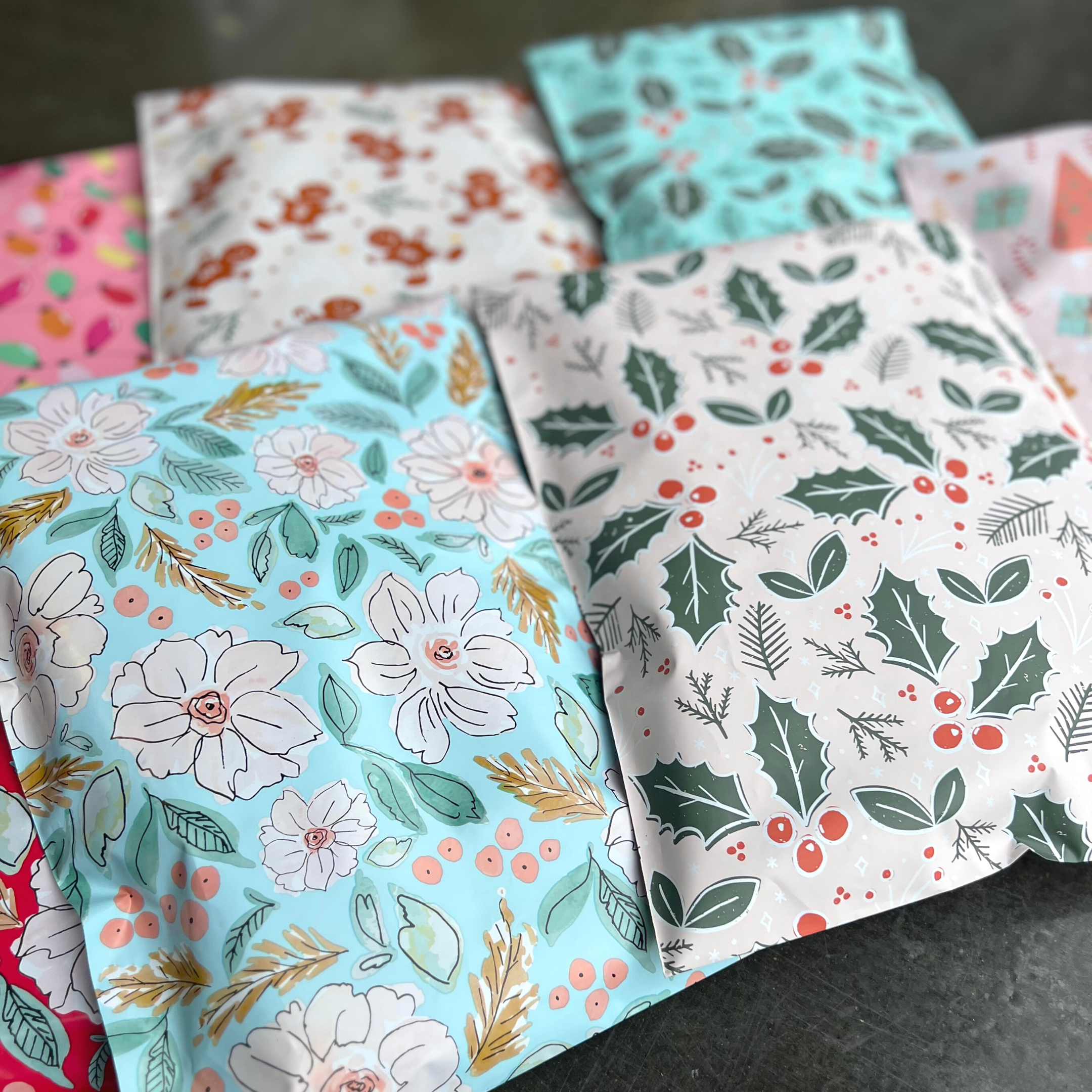 Indy Bloom Blue Poly Mailer