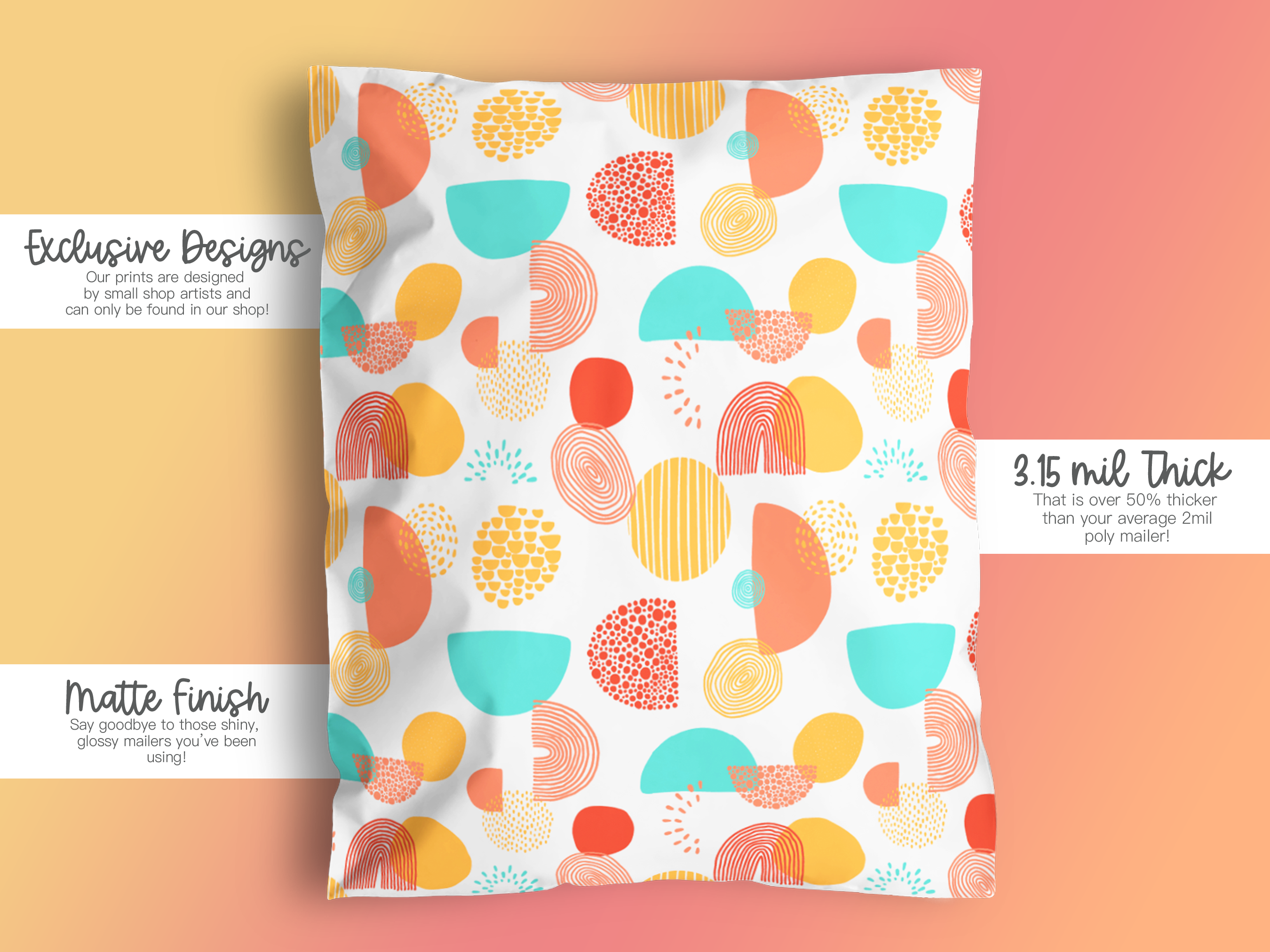 10x13 Poly Mailer - Boho Bliss (Sunrise) - Magical Mailers
