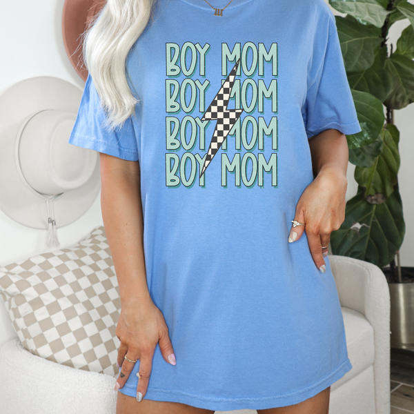 Boy Mom (Repeat) DTF Transfer