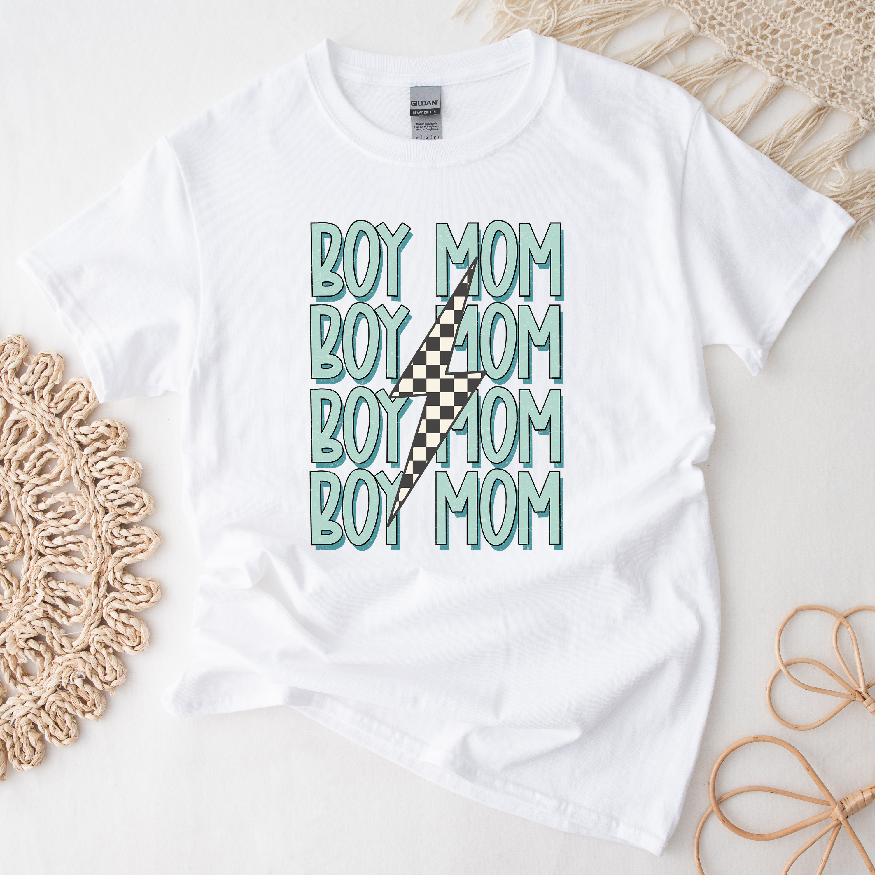 Boy Mom (Repeat) DTF Transfer