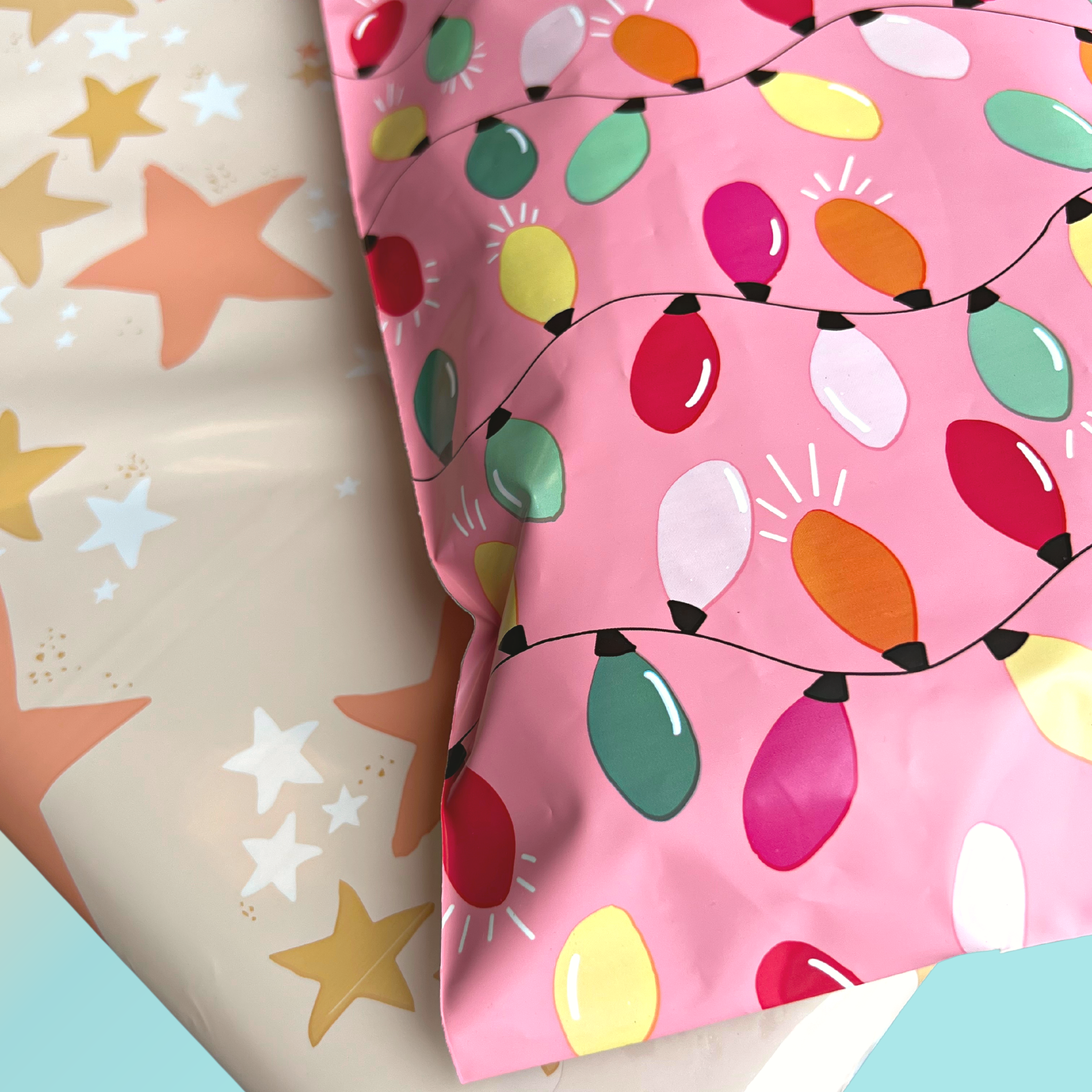 Christmas Lights Poly Mailer