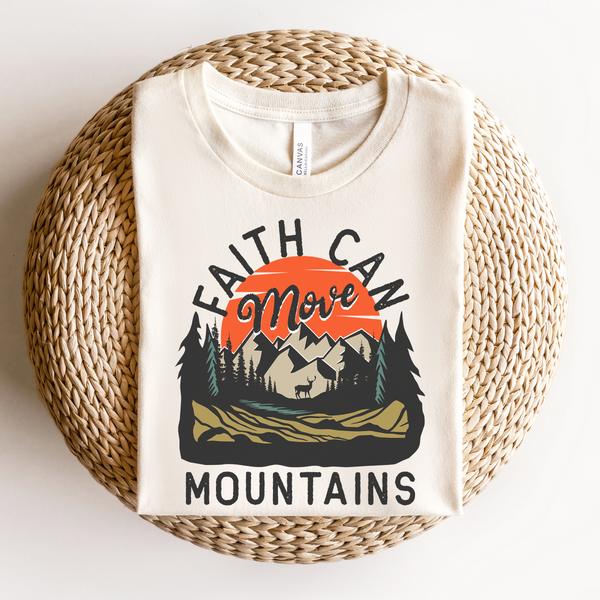 Faith Can Move Mountains DTF Transfer