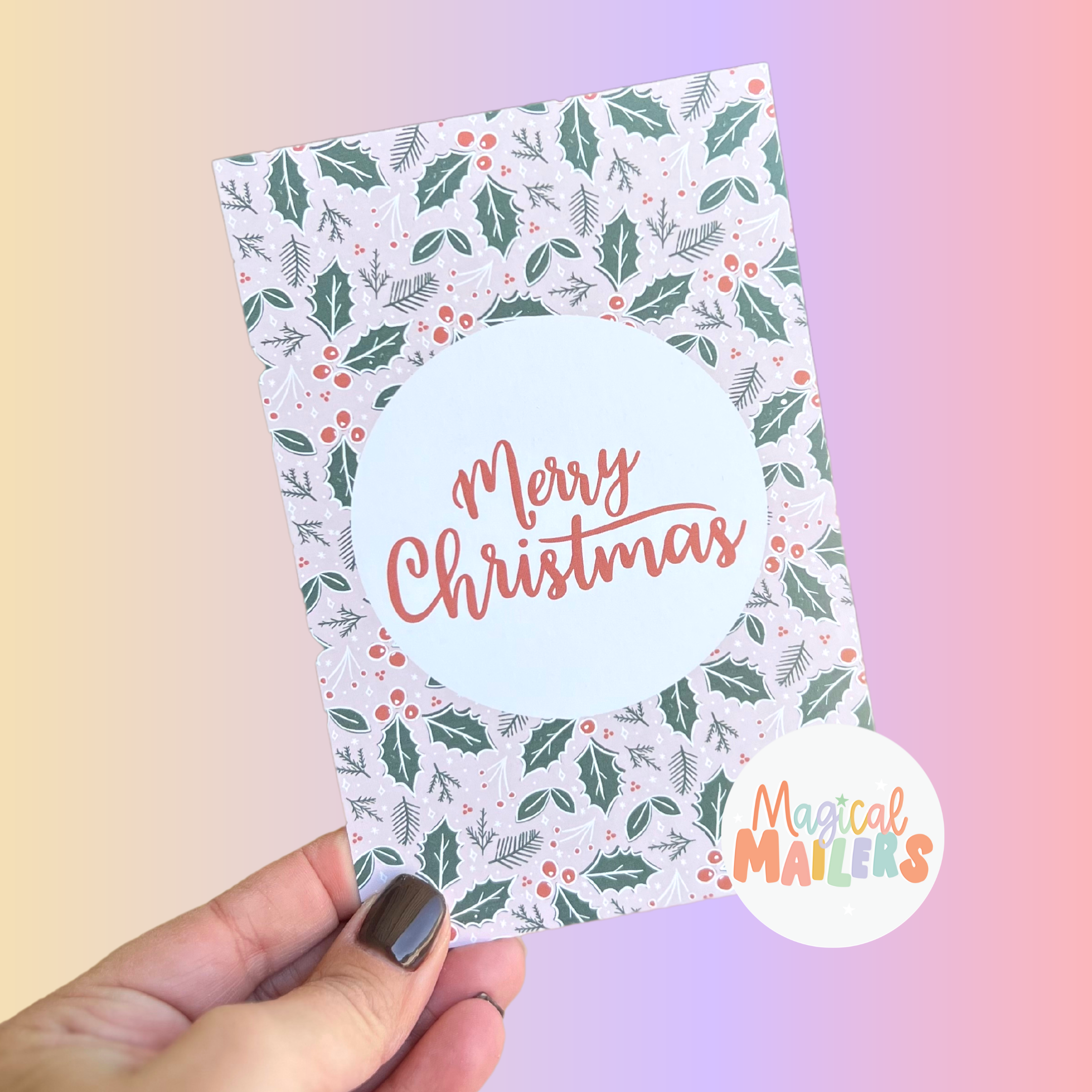 Holly Insert Card