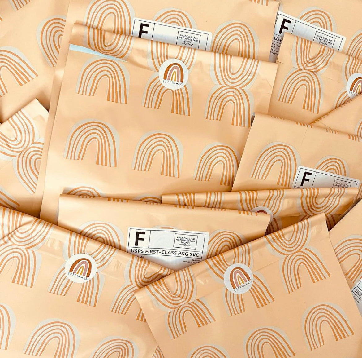 ⭐️IMPERFECT⭐️  Over The Rainbow (ORANGE) - Magical Mailers
