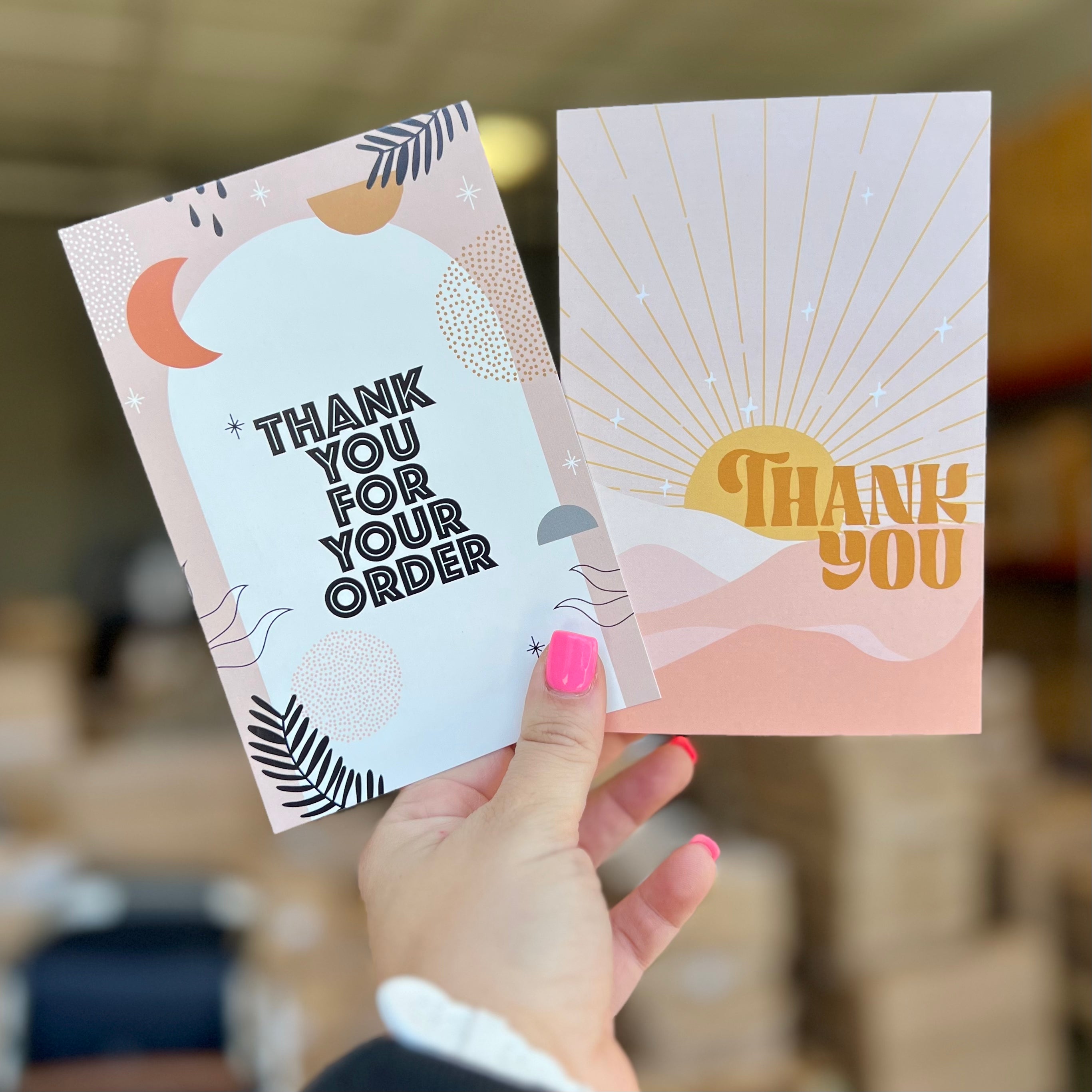 TY For Your Order Insert Card