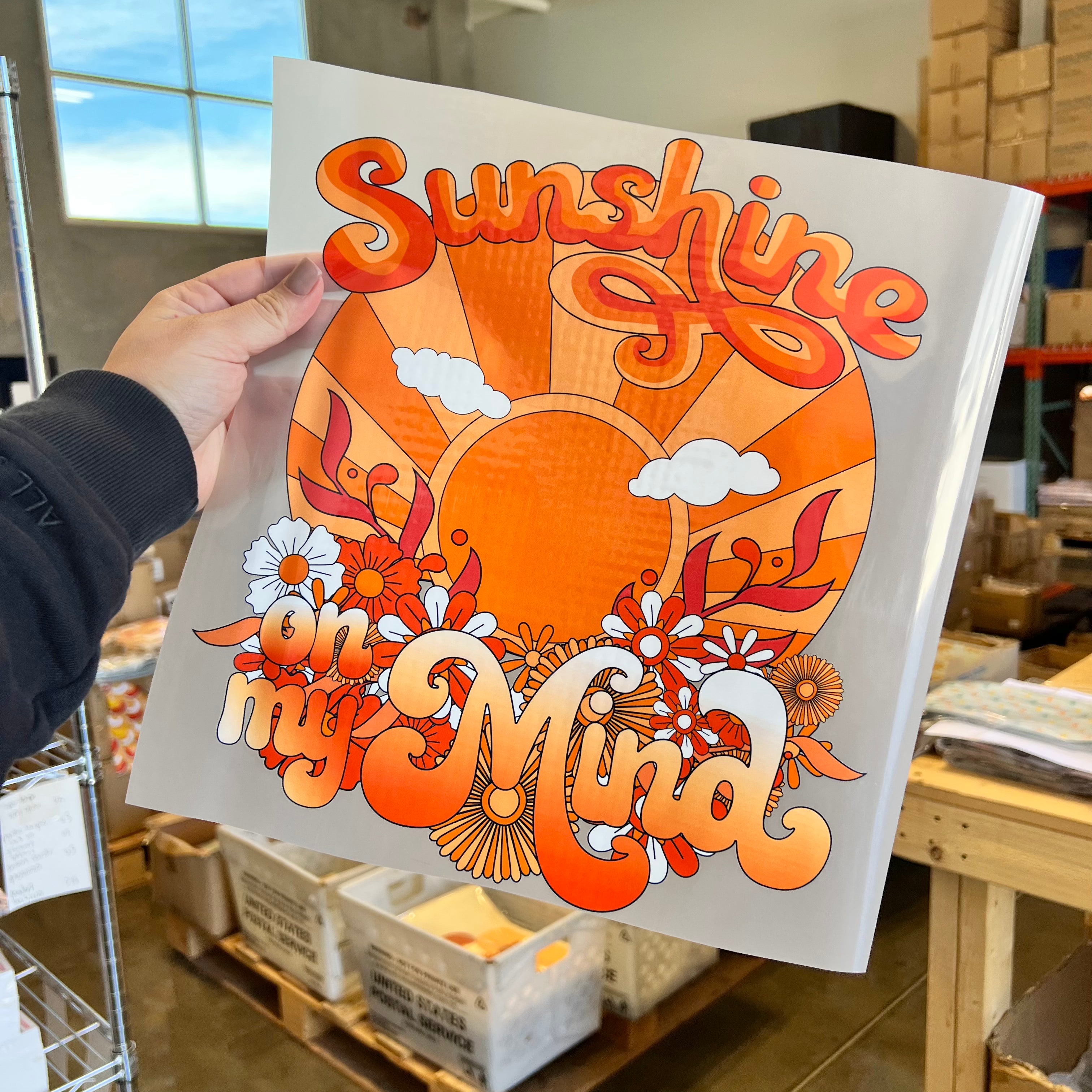 Sunshine On My Mind DTF Transfer