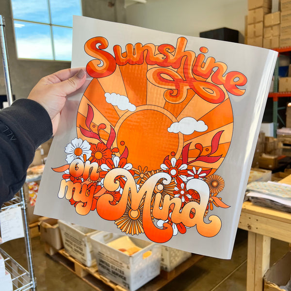 Sunshine On My Mind DTF Transfer