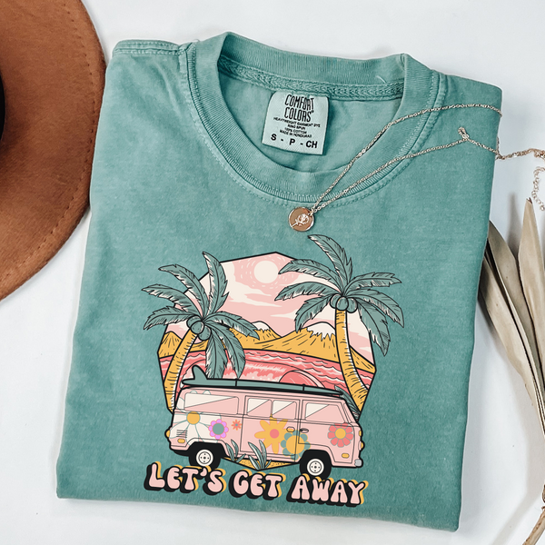 Let's Get Away DTF Transfer