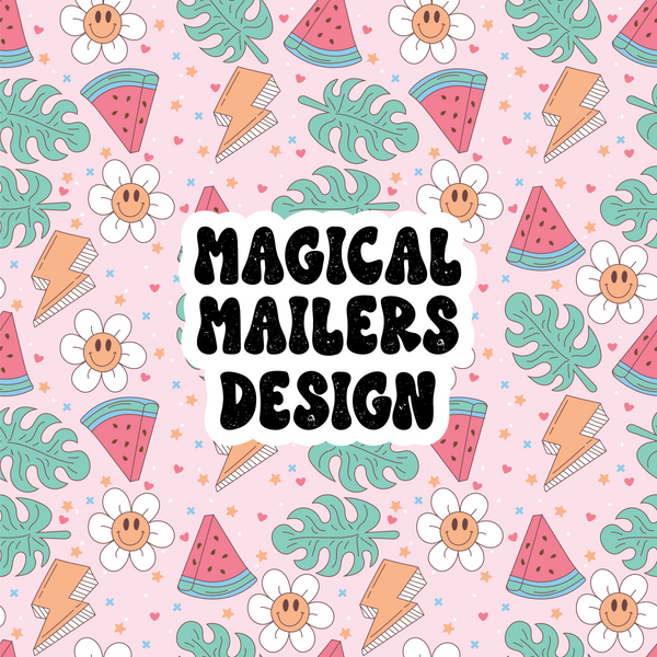 DIGITAL - Pink Summer Madness Seamless Pattern