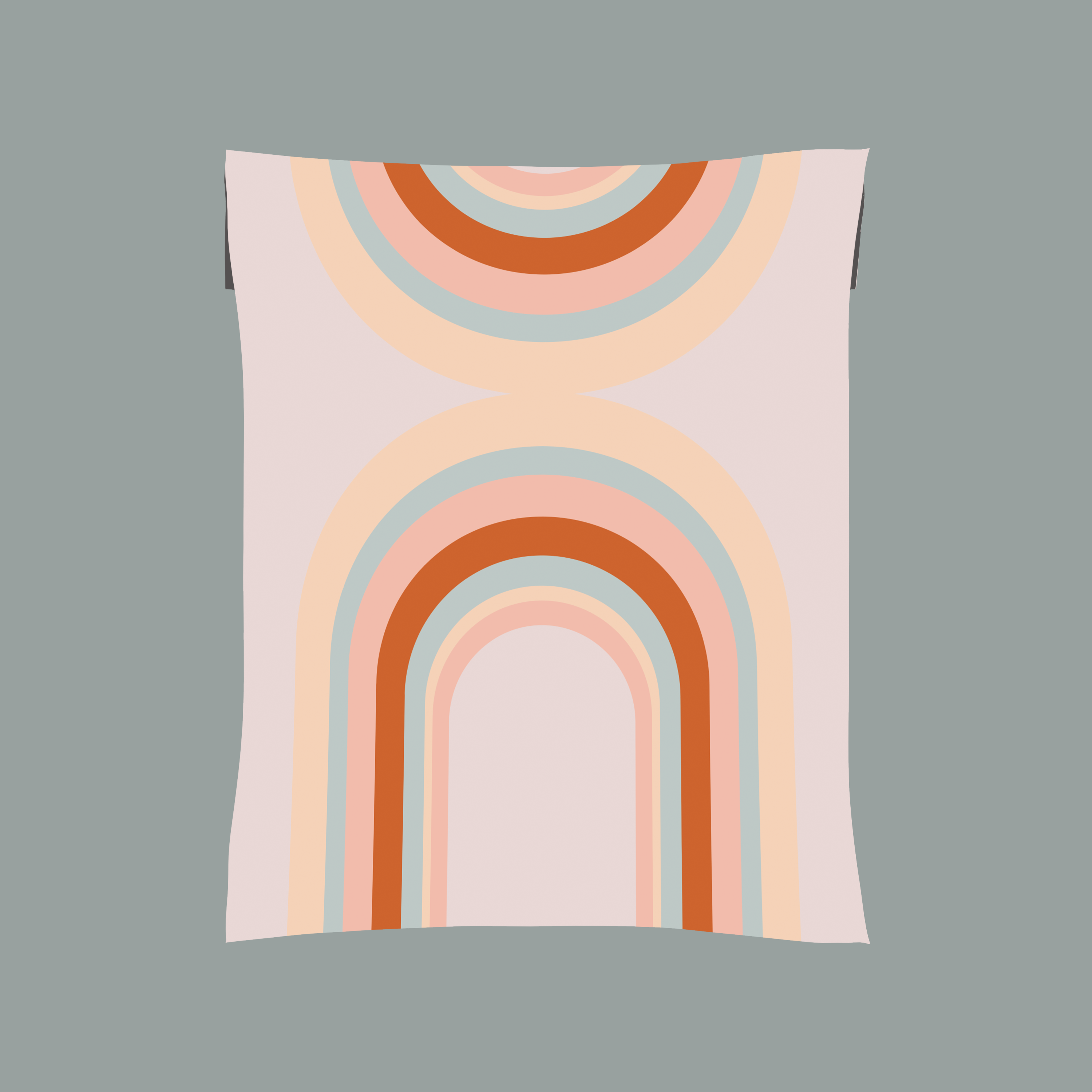 ⭐️IMPERFECT⭐️ 10 x 13" Poly Mailer - Retro Rainbow - Magical Mailers