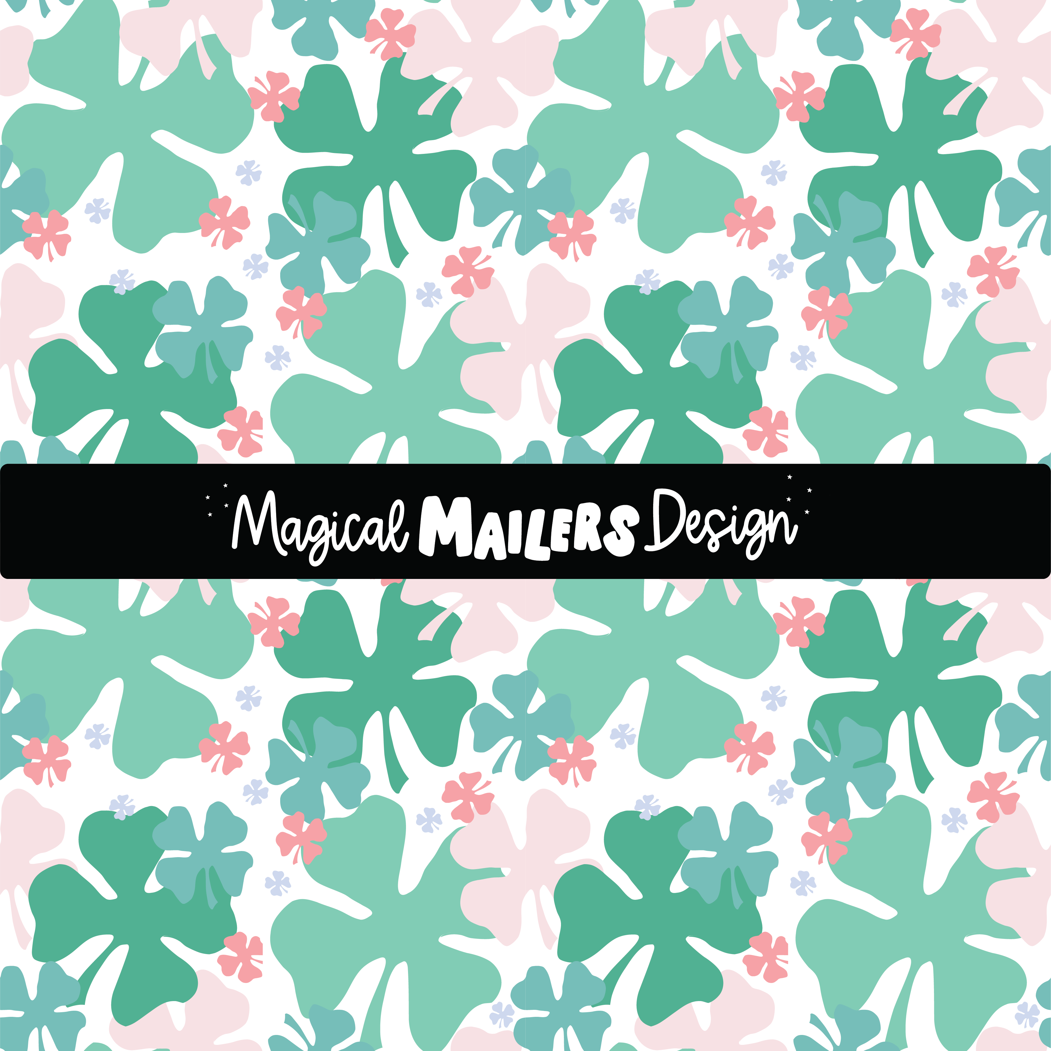 DIGITAL - Shamrock Seamless Pattern