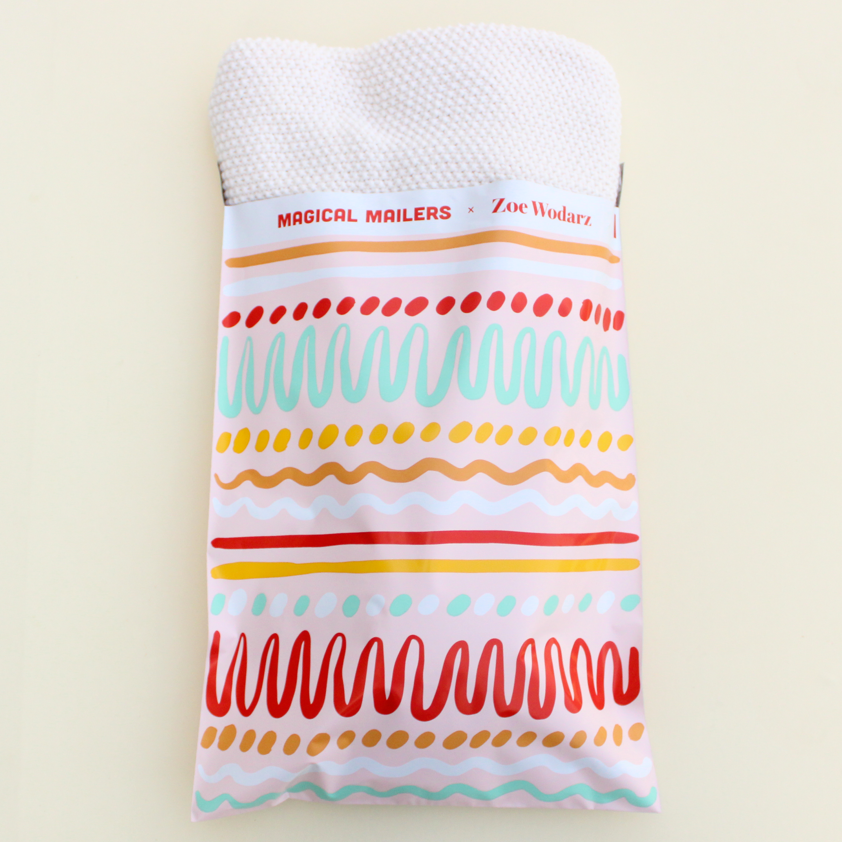 6x9" Summer Squiggles Poly Mailer