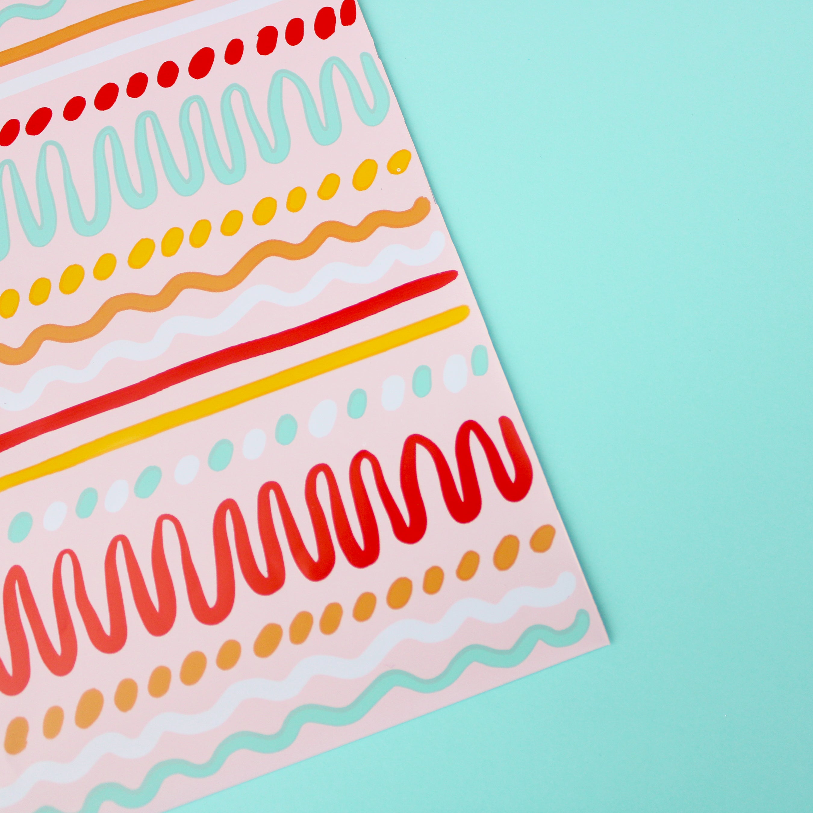 10x13 Poly Mailer -Summer Squiggles - Magical Mailers