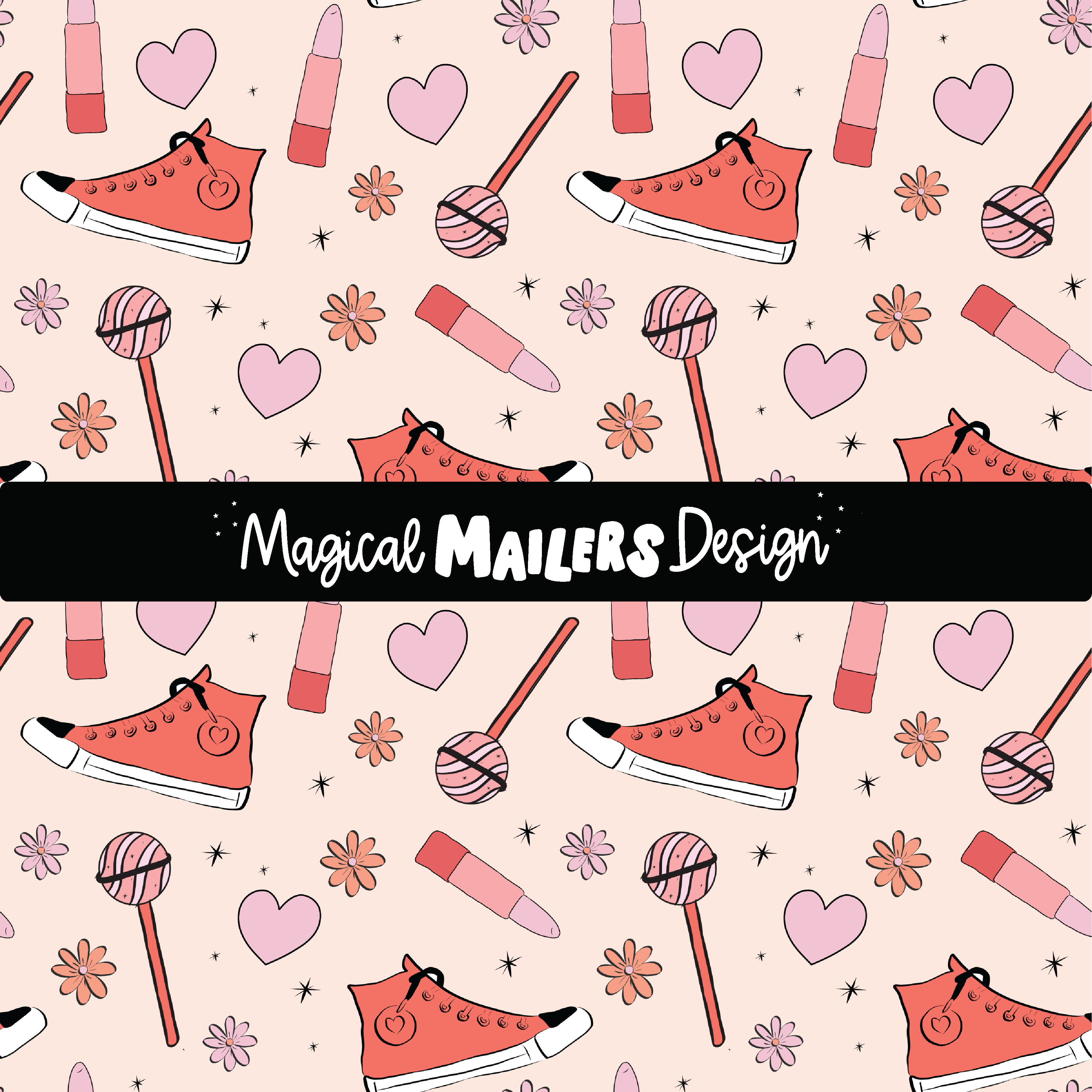 DIGITAL - Girly Valentines Day