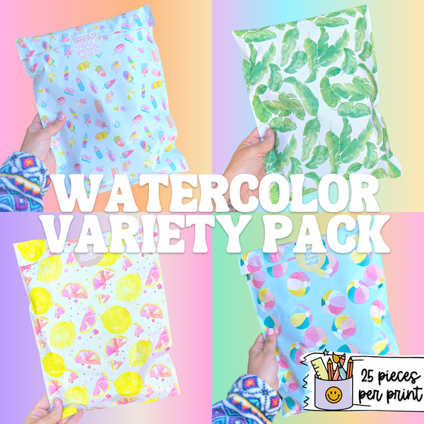 6x9” Water Color Variety Pack (100ct)