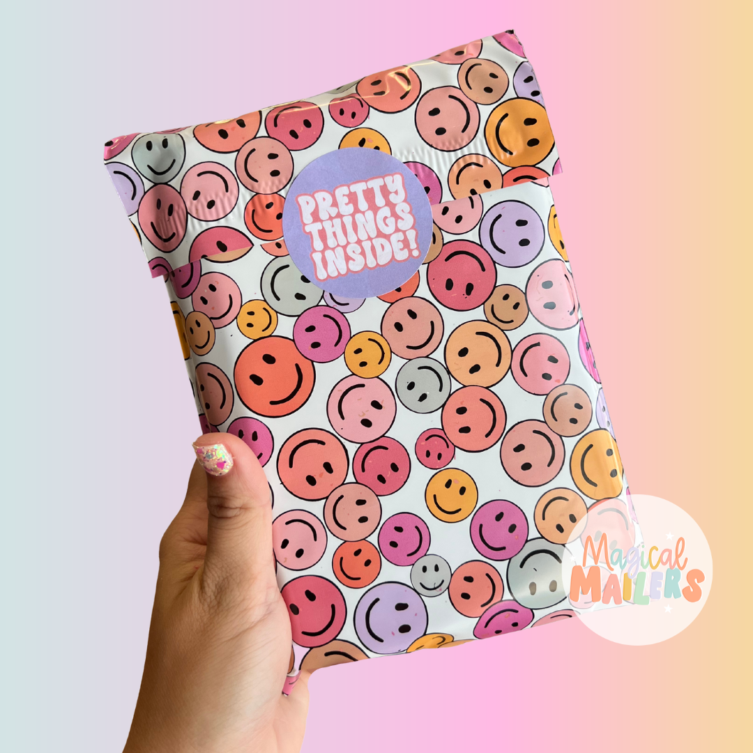 ⭐️IMPERFECT⭐️ Be Happy Poly Mailer