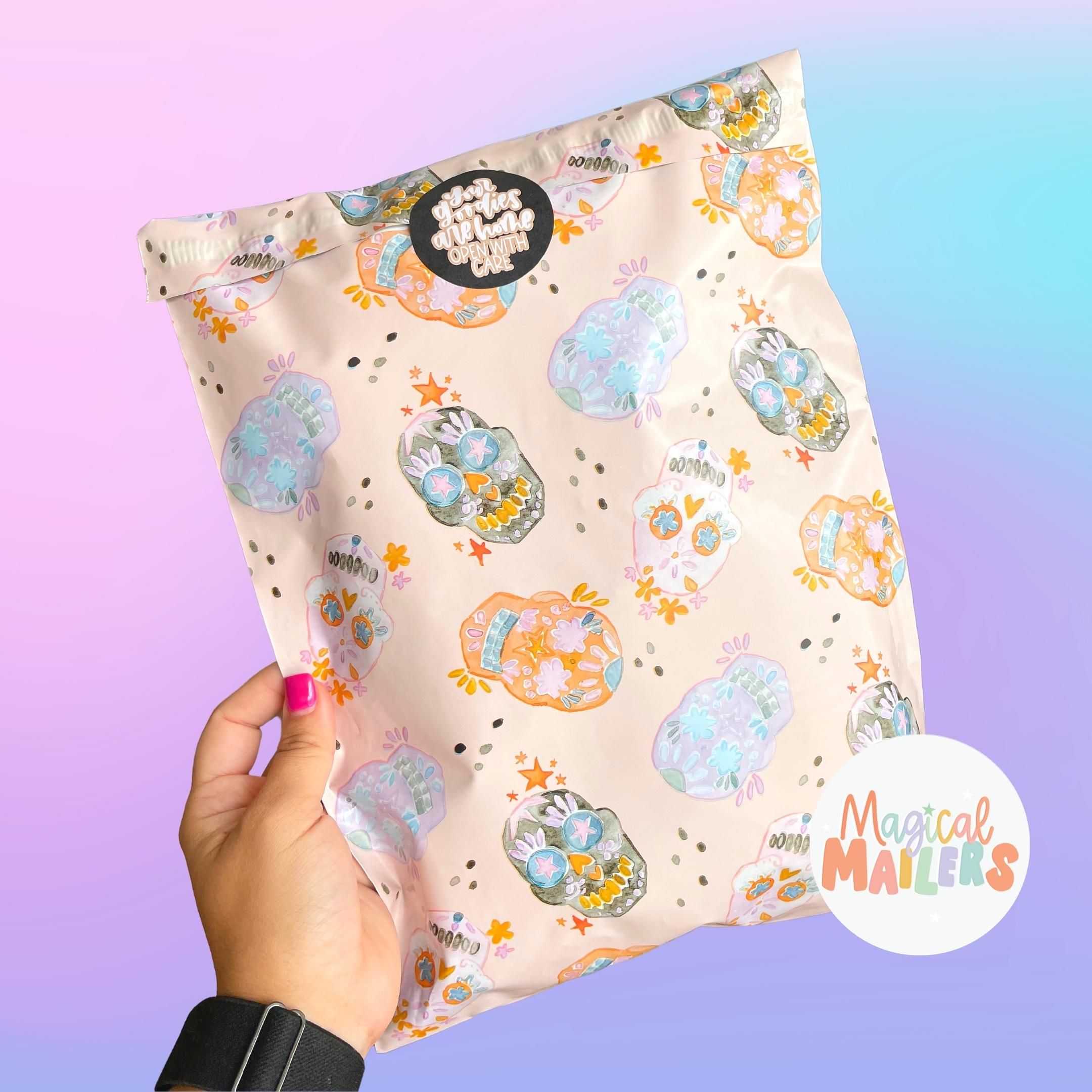 14.5x19" Sugar Skulls Poly Mailer
