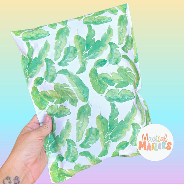 ⭐️IMPERFECT⭐️ Banana Leaf Poly Mailer