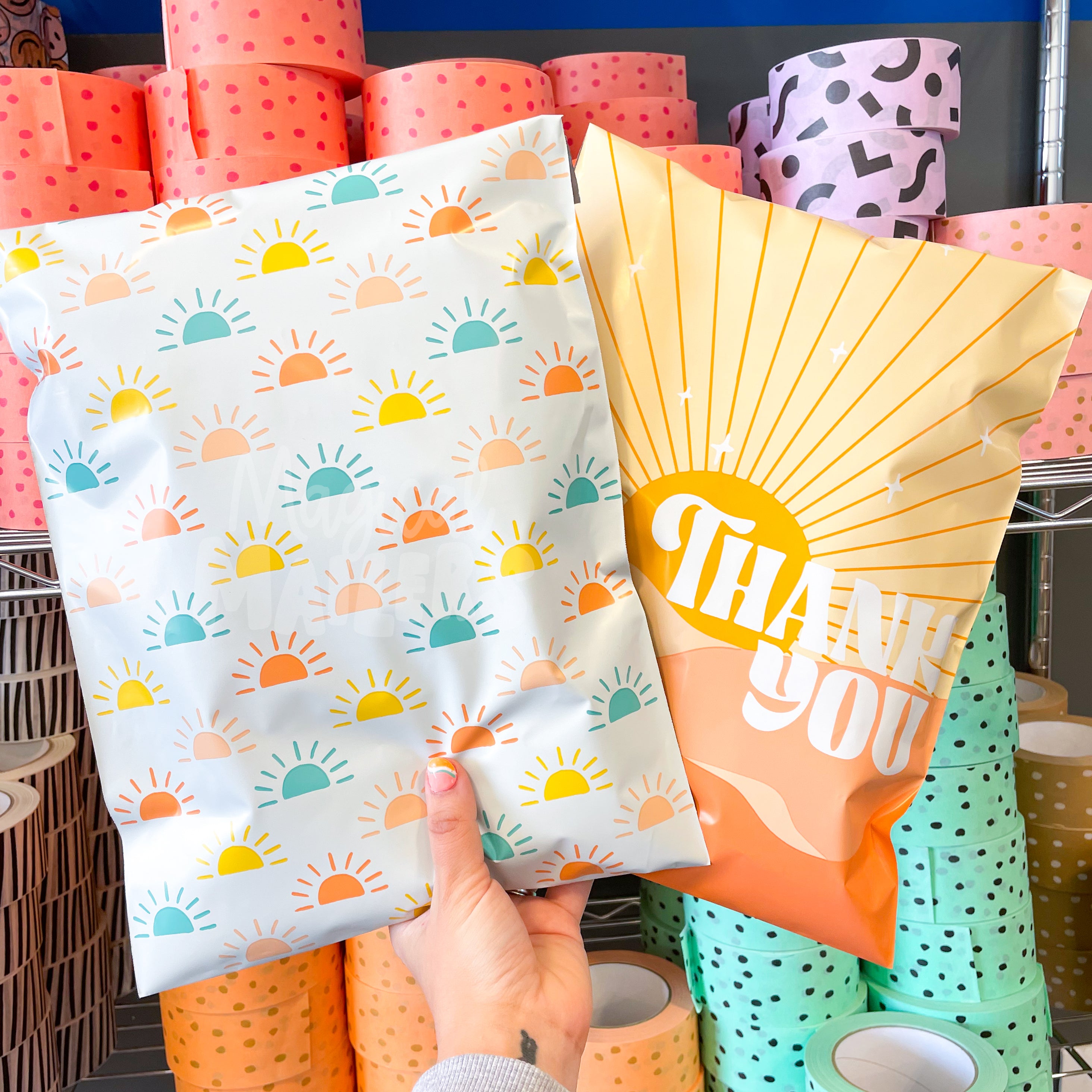 Sending Sunshine (BLUE) Poly Mailer - Magical Mailers
