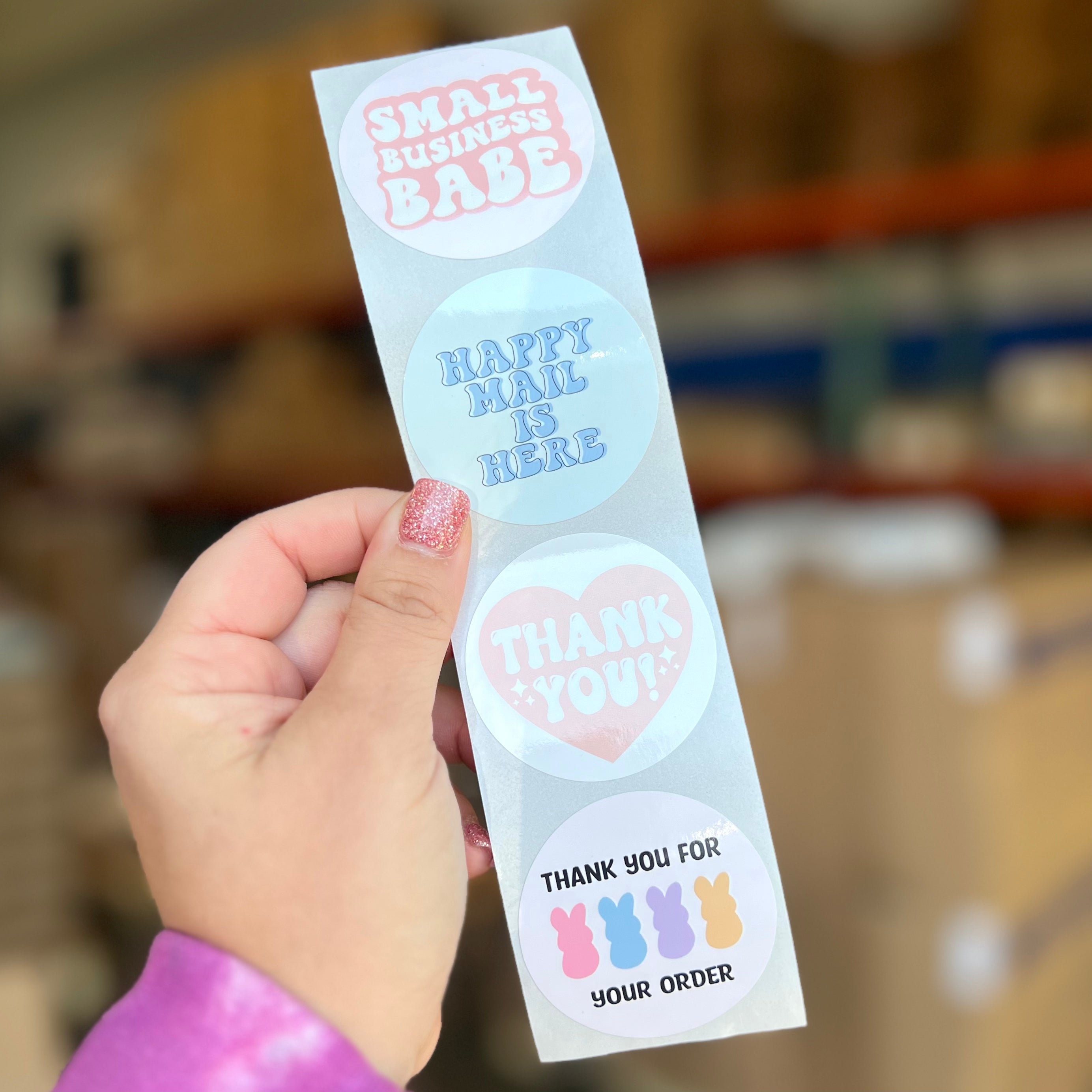 Pastel Sticker Roll