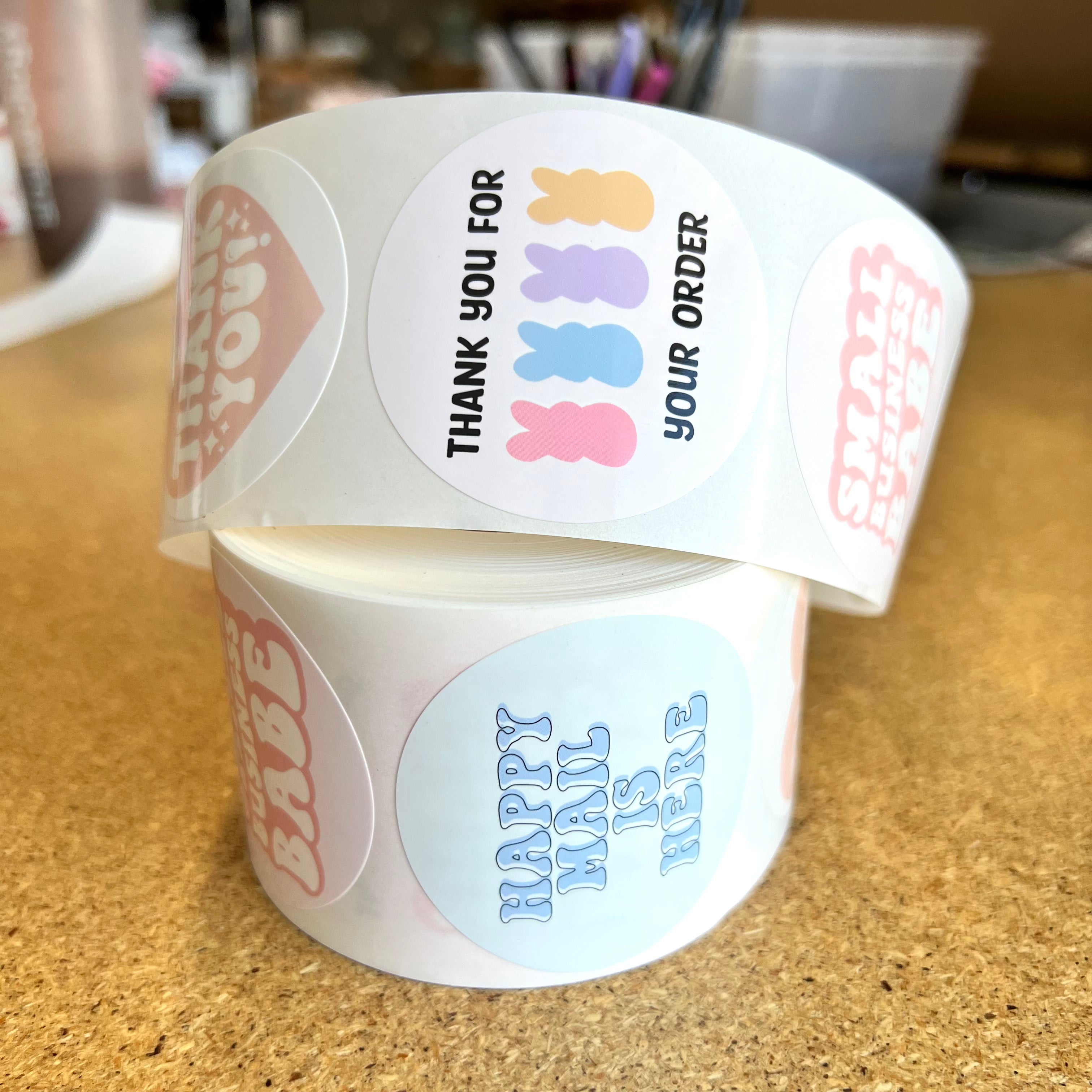 Pastel Sticker Roll