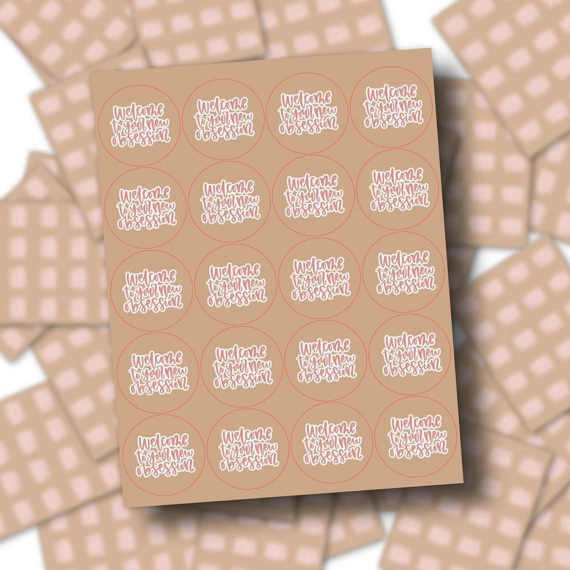 New Obsession - 2" Sticker Sheet - Magical Mailers
