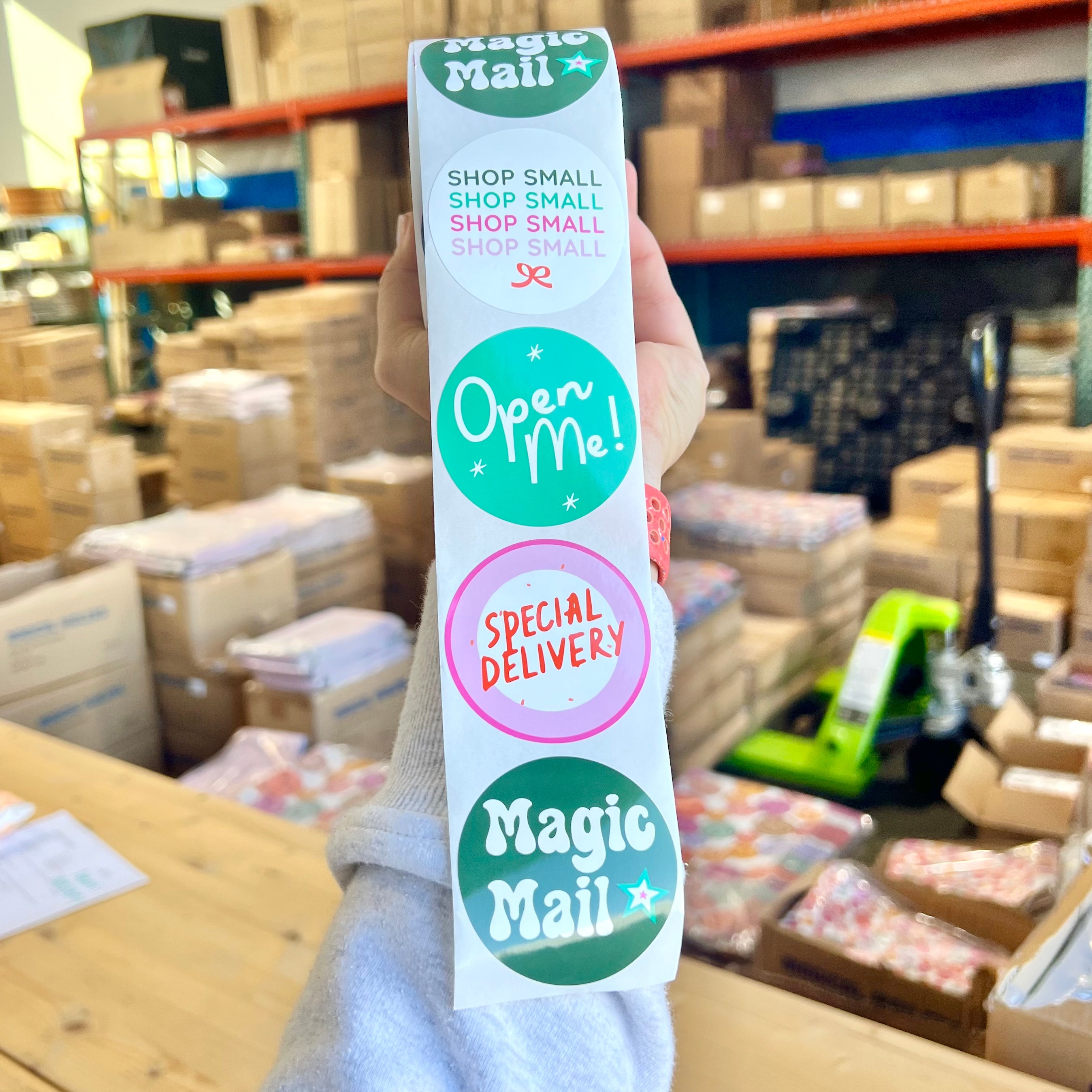 Sticker Roll Case Festive Forest Sticker Roll – Magical Mailers